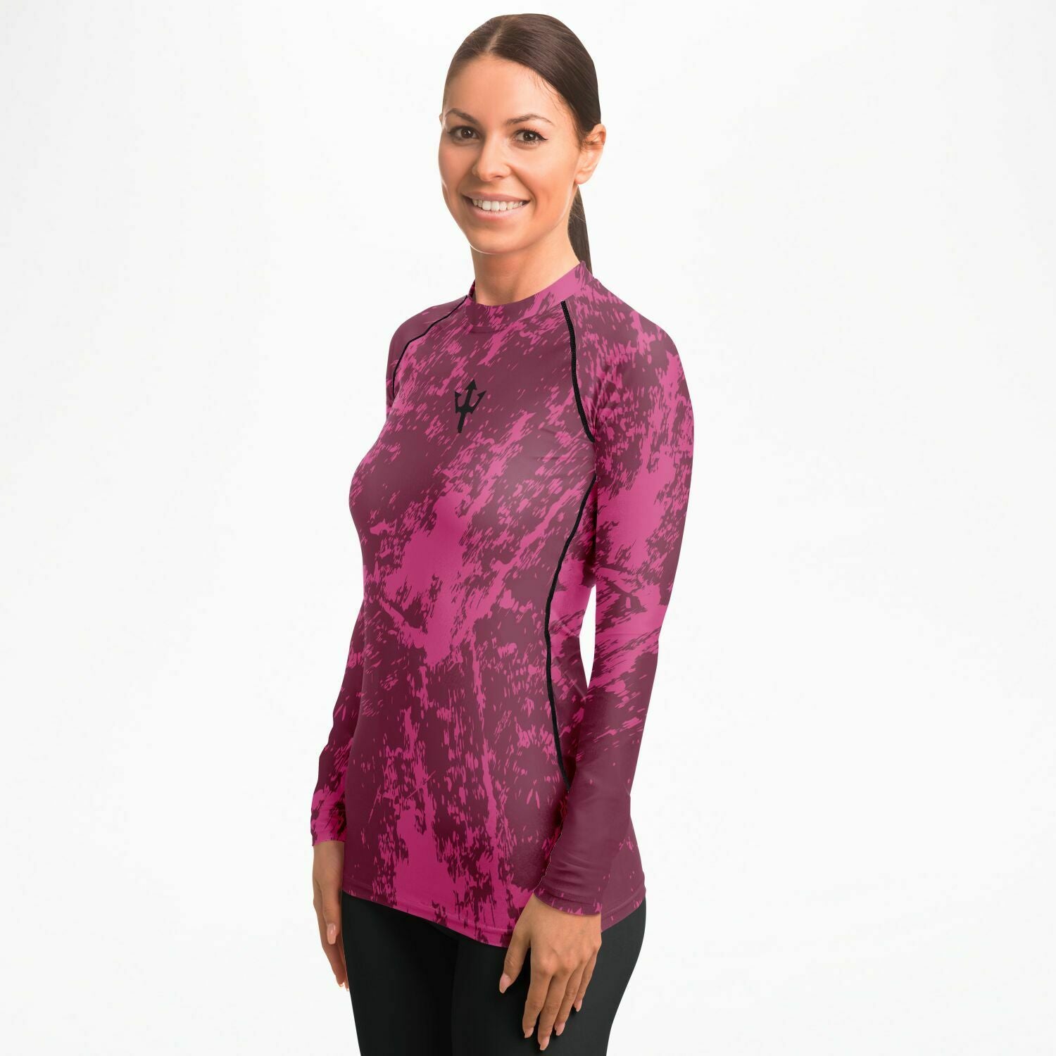 Women's LifeBy Pink Swirl Rashguard - LifeBy Fitness