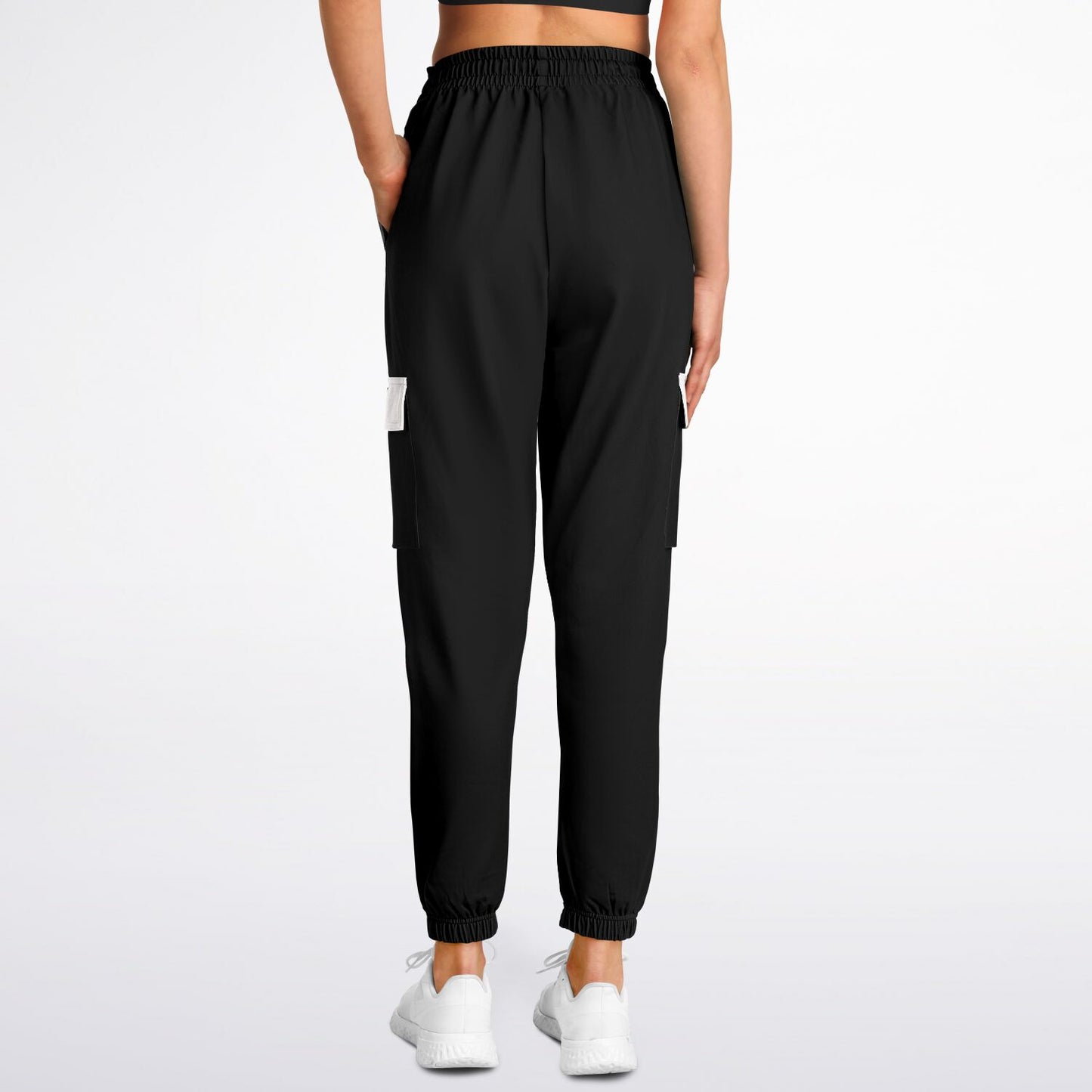 LifeBy Black Athletic Cargo Joggers - LifeBy Fitness