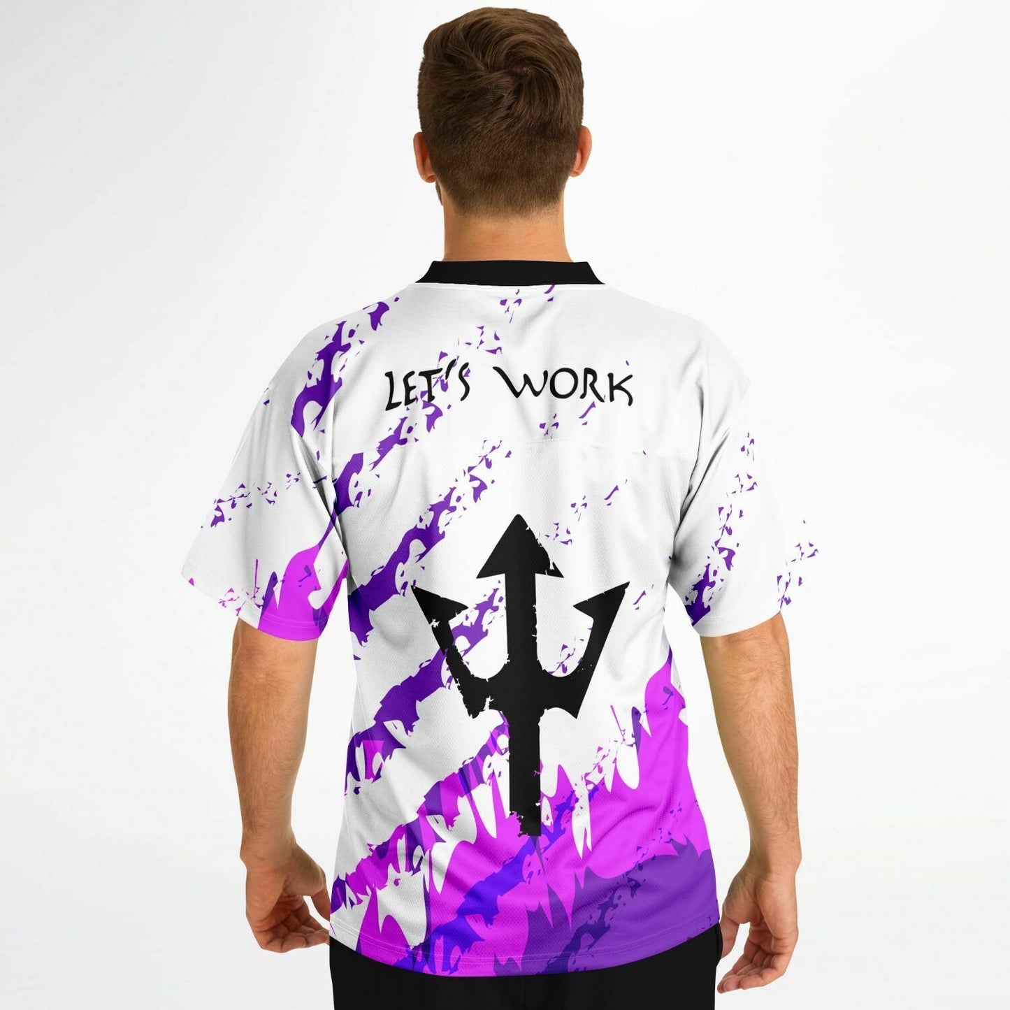 LifeBy Purple-White Sports Jersey - LifeBy Fitness