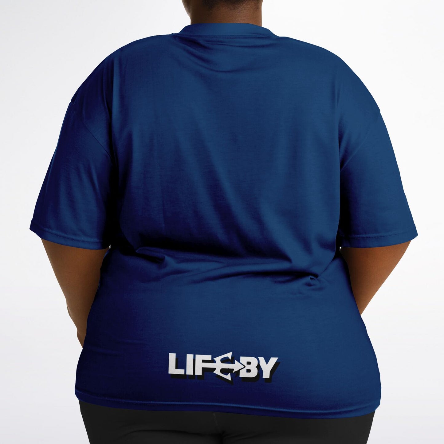 LifeBy Navy Blue Plus-size T-Shirt - LifeBy Fitness