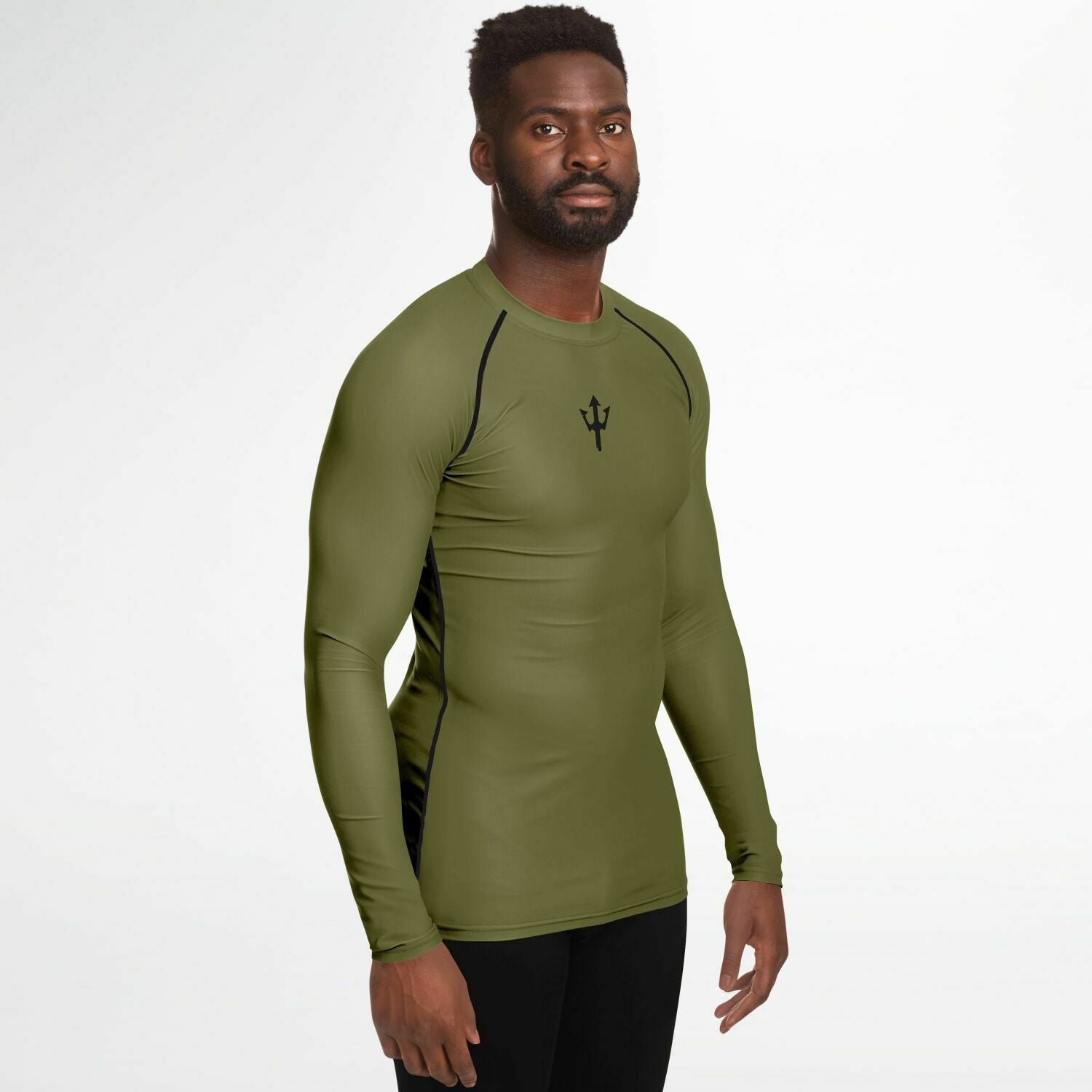 Men's LifeBy Khaki Rashguard - LifeBy Fitness