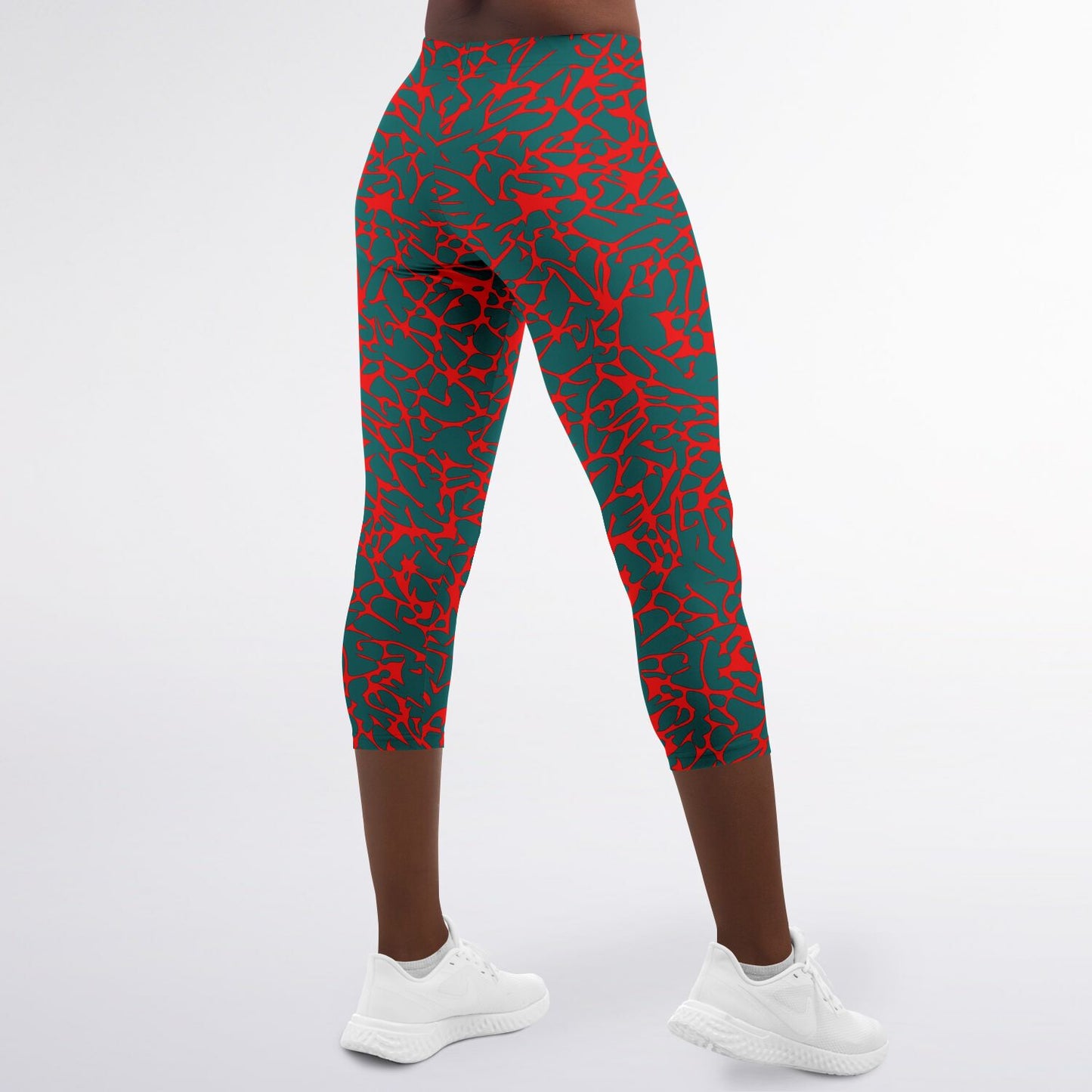 Women's LifeBy Red Lava Capri Leggings - LifeBy Fitness