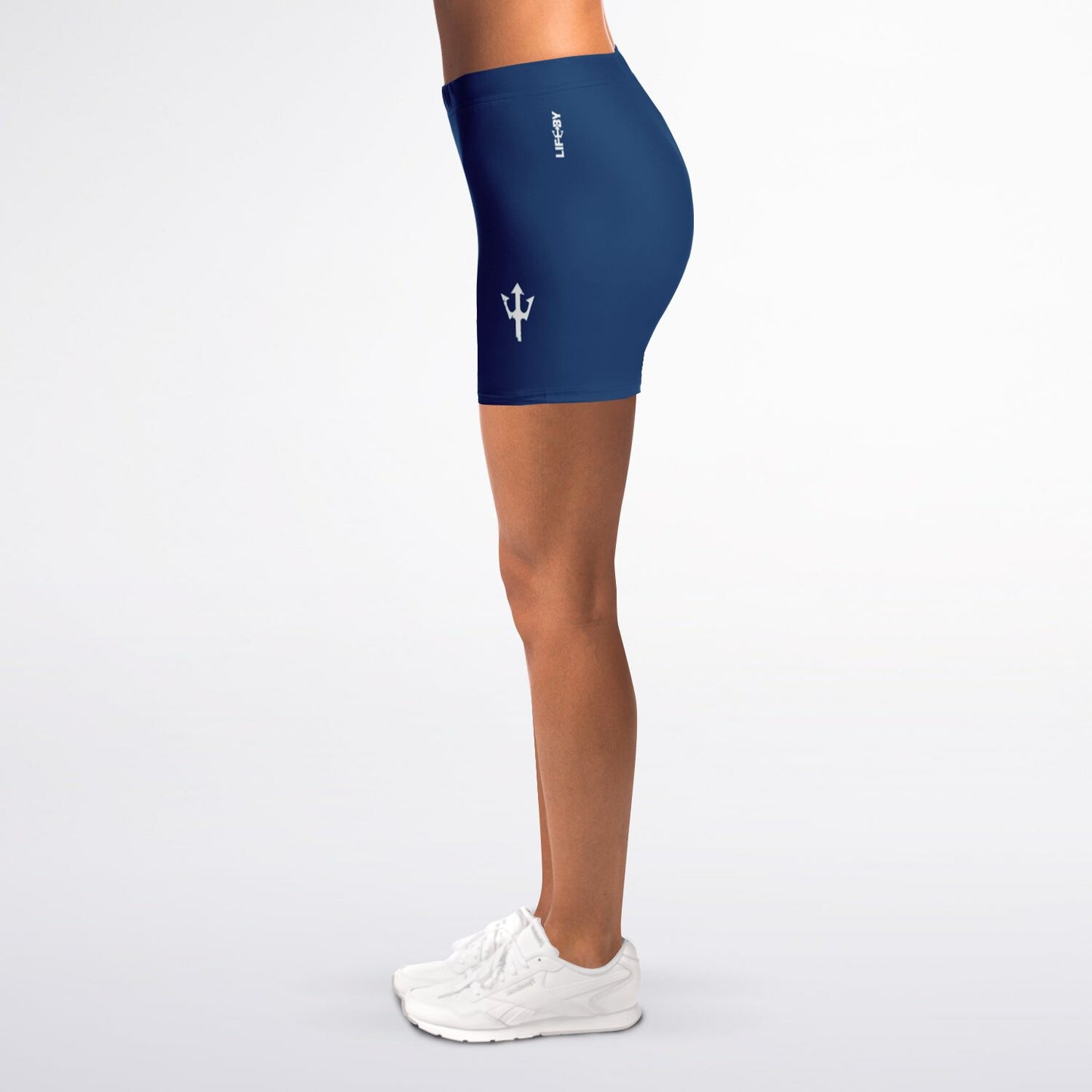 Women's LifeBy Navy Blue Short Leggings - LifeBy Fitness