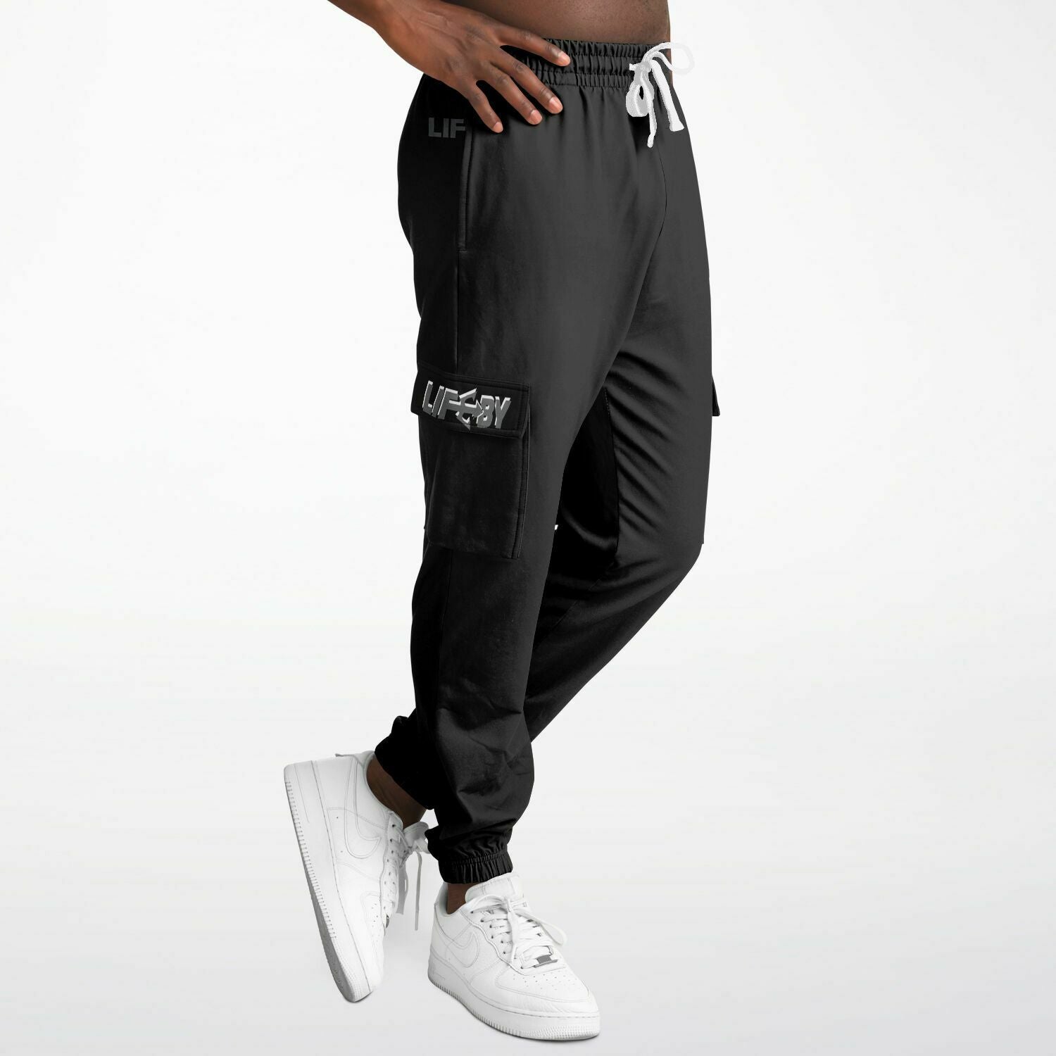 LifeBy Grey Athletic Cargo Joggers - LifeBy Fitness