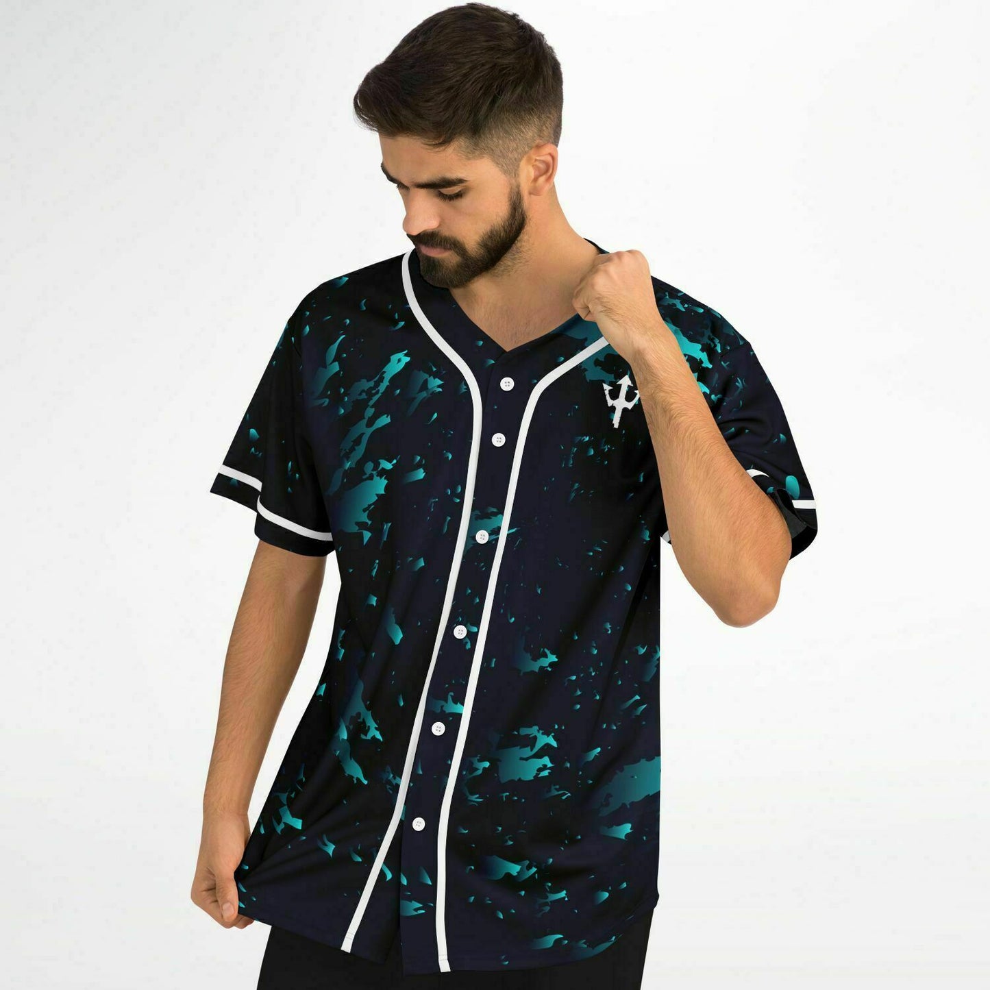 LifeBy Blue Swirl Baseball Jersey