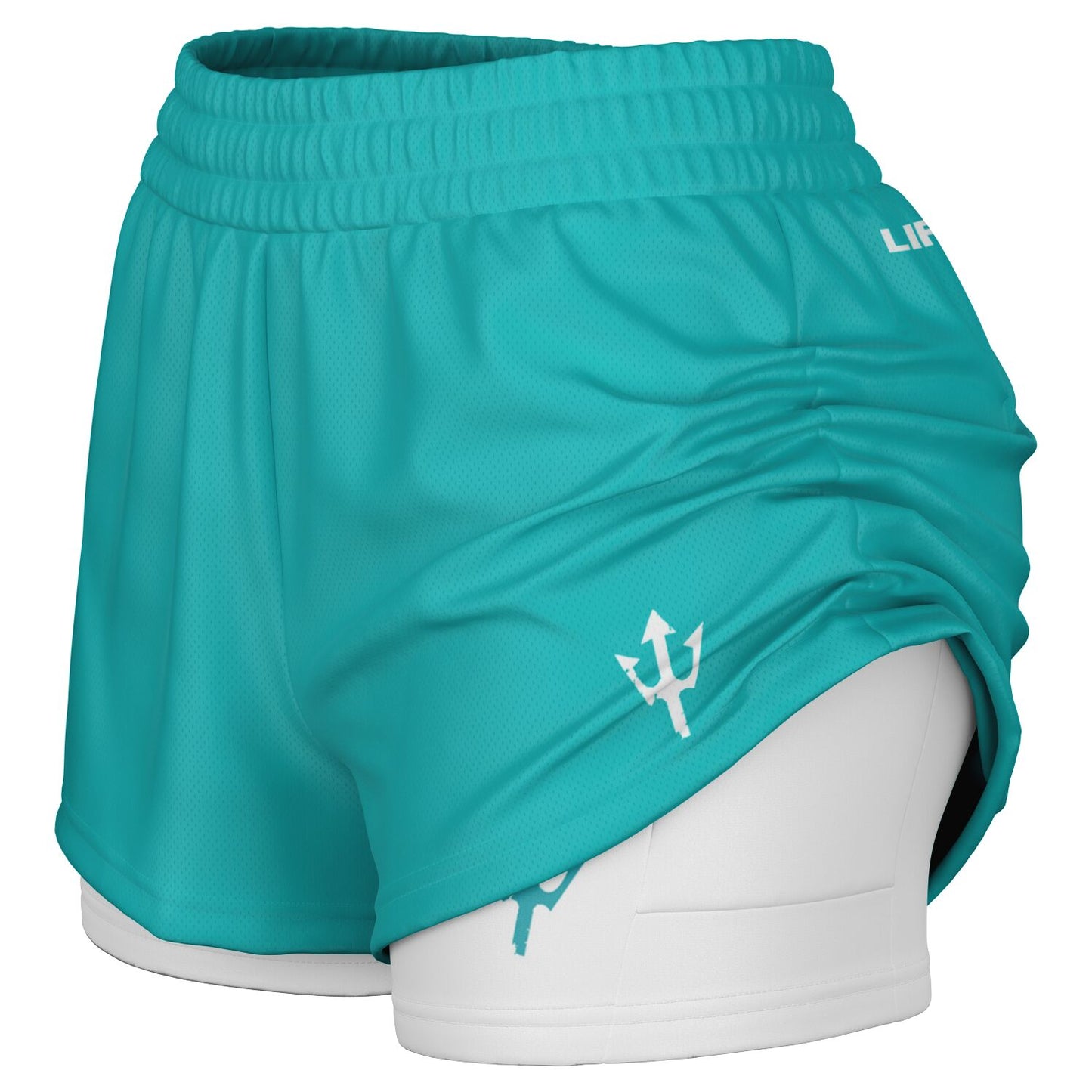 Women's LifeBy Aqua 2-in-1  Sports Shorts - LifeBy Fitness