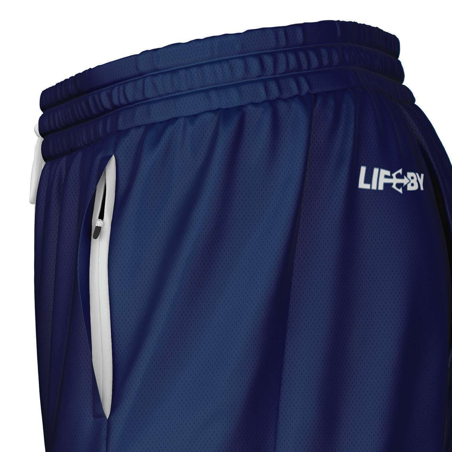 Men's LifeBy Navy Blue 2-in-1 Shorts - LifeBy Fitness