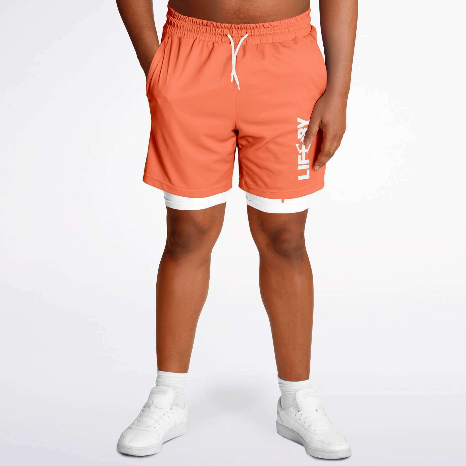 Men's LifeBy Peach 2-in-1 Shorts - LifeBy Fitness