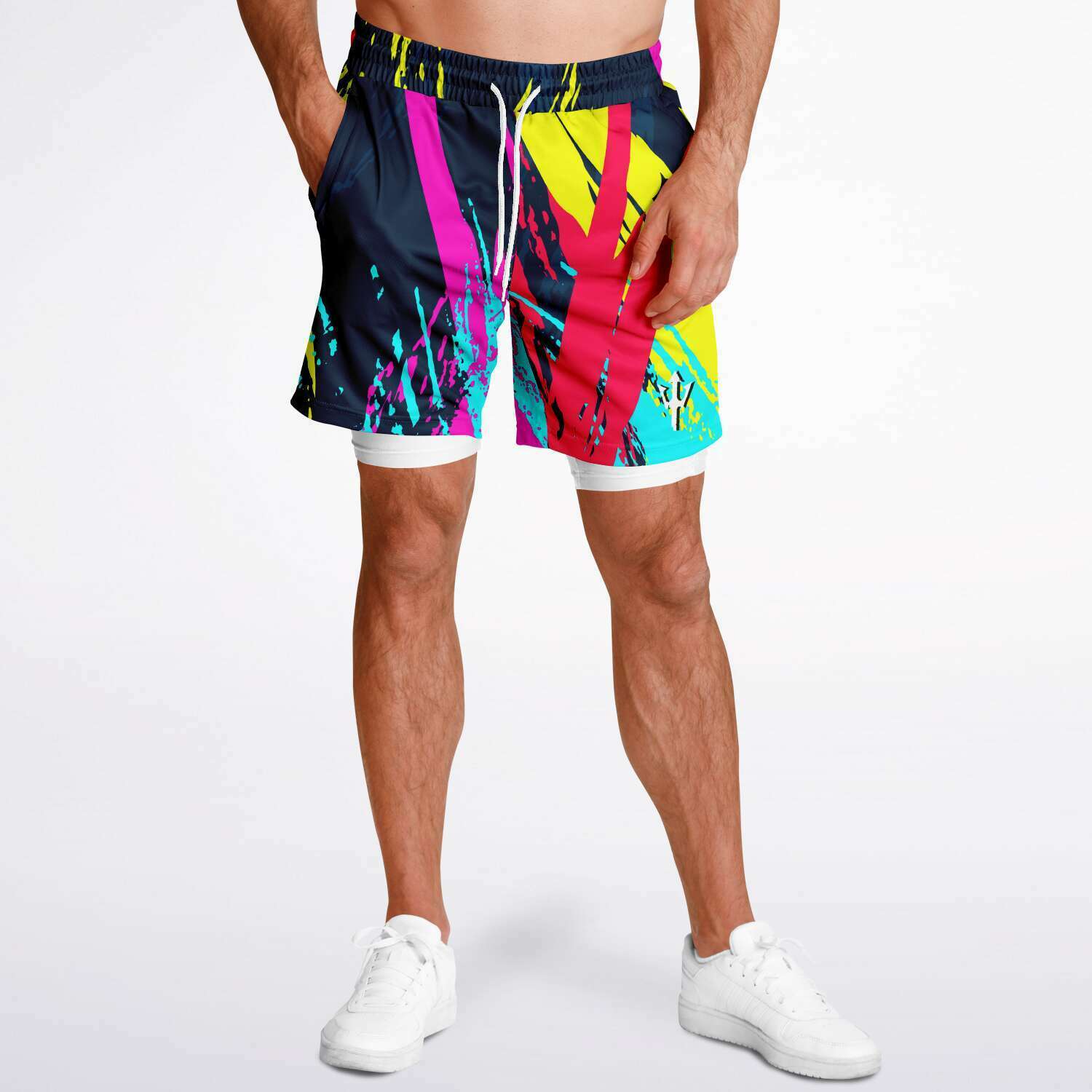 Men's LifeBy Color Splash 2-in-1 Shorts - LifeBy Fitness