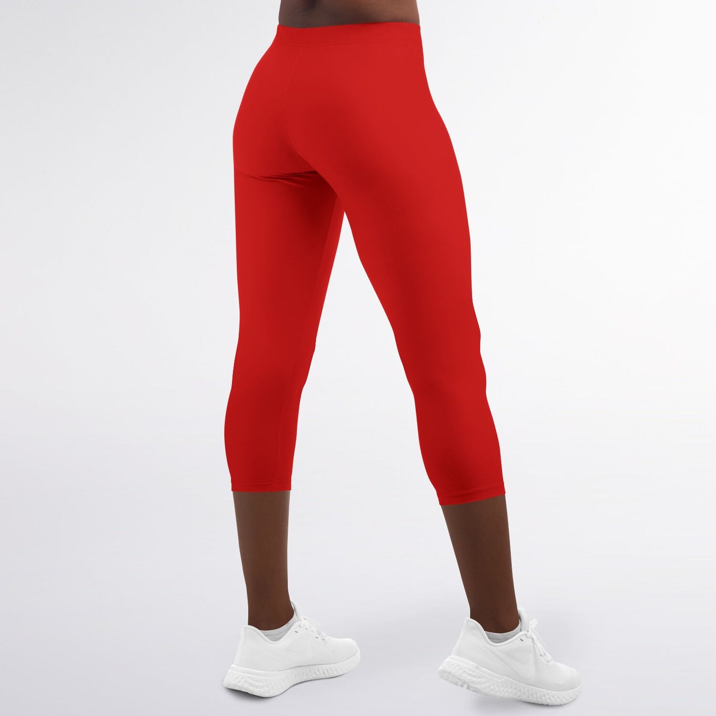 Women's LifeBy Red Capri Leggings - LifeBy Fitness