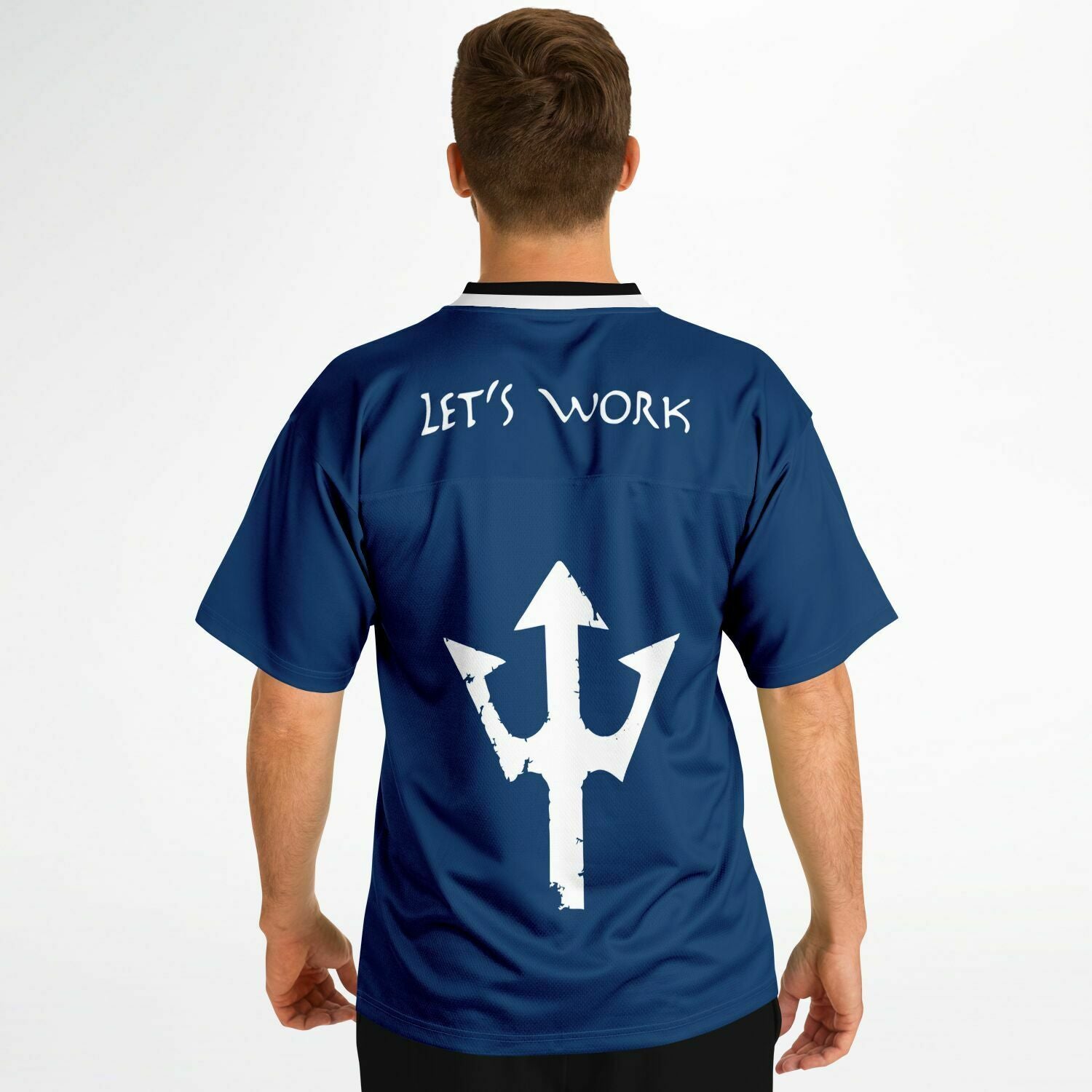 LifeBy Navy Blue Design Sports Jersey - LifeBy Fitness