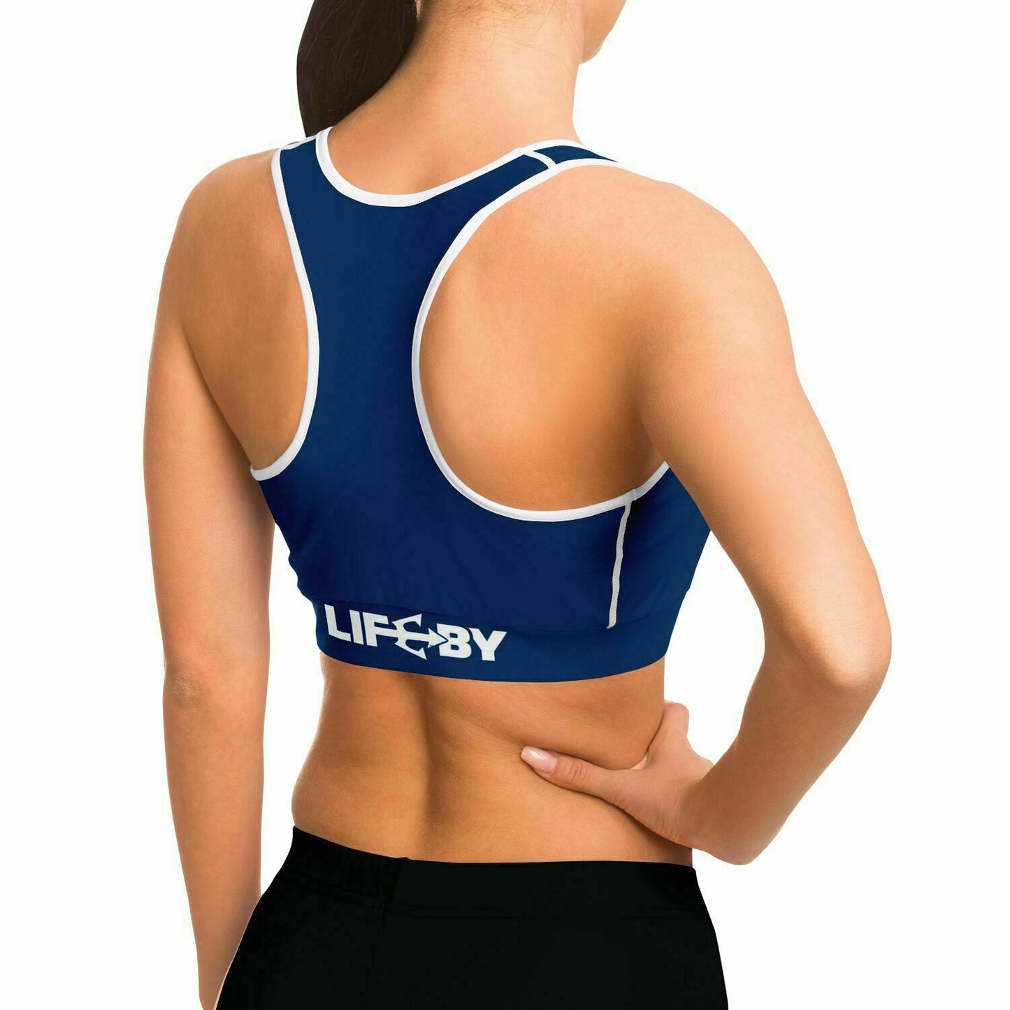 LifeBy Navy Blue Sports Bra