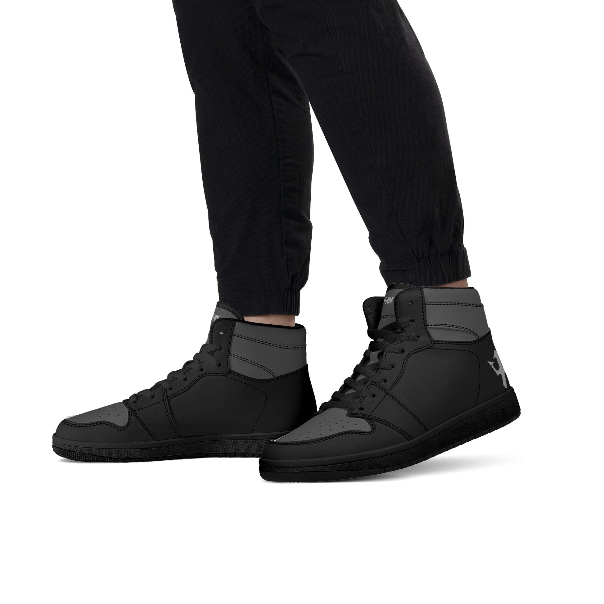 Men's LifeBy Black High Top Sneakers - LifeBy Fitness