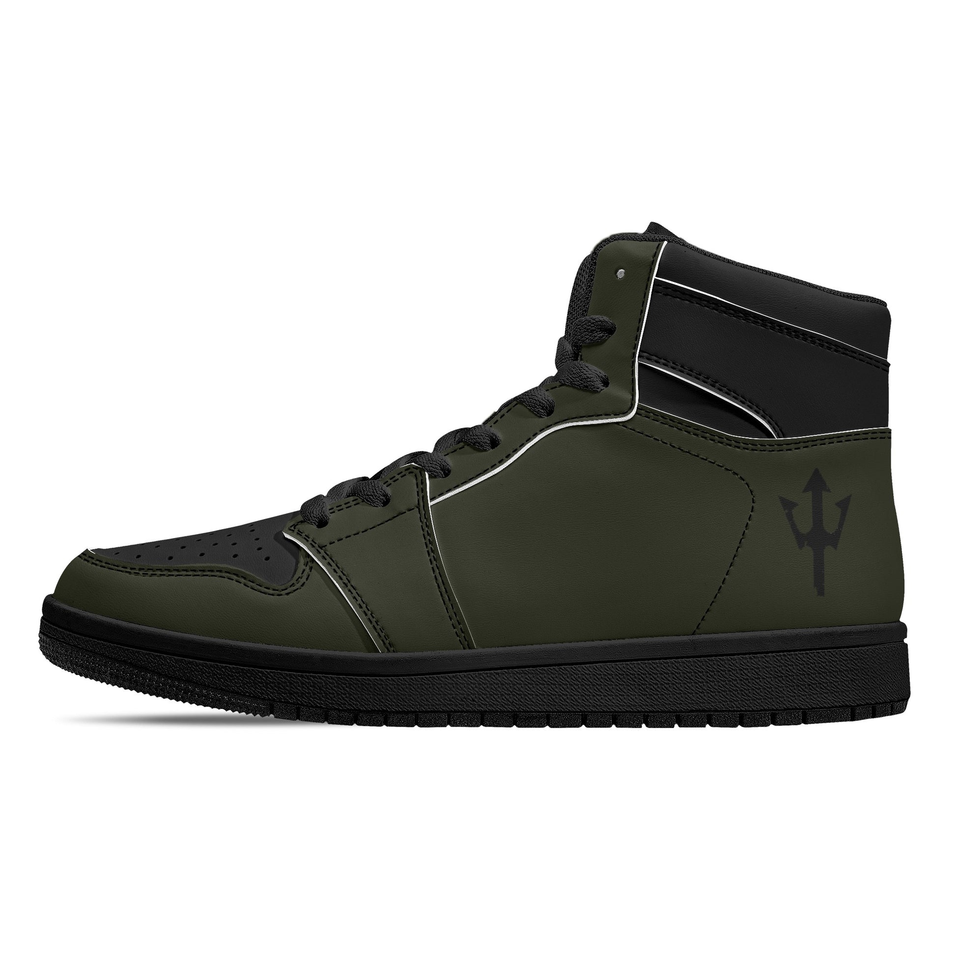 Men's LifeBy Military Green High Top Sneakers - LifeBy Fitness