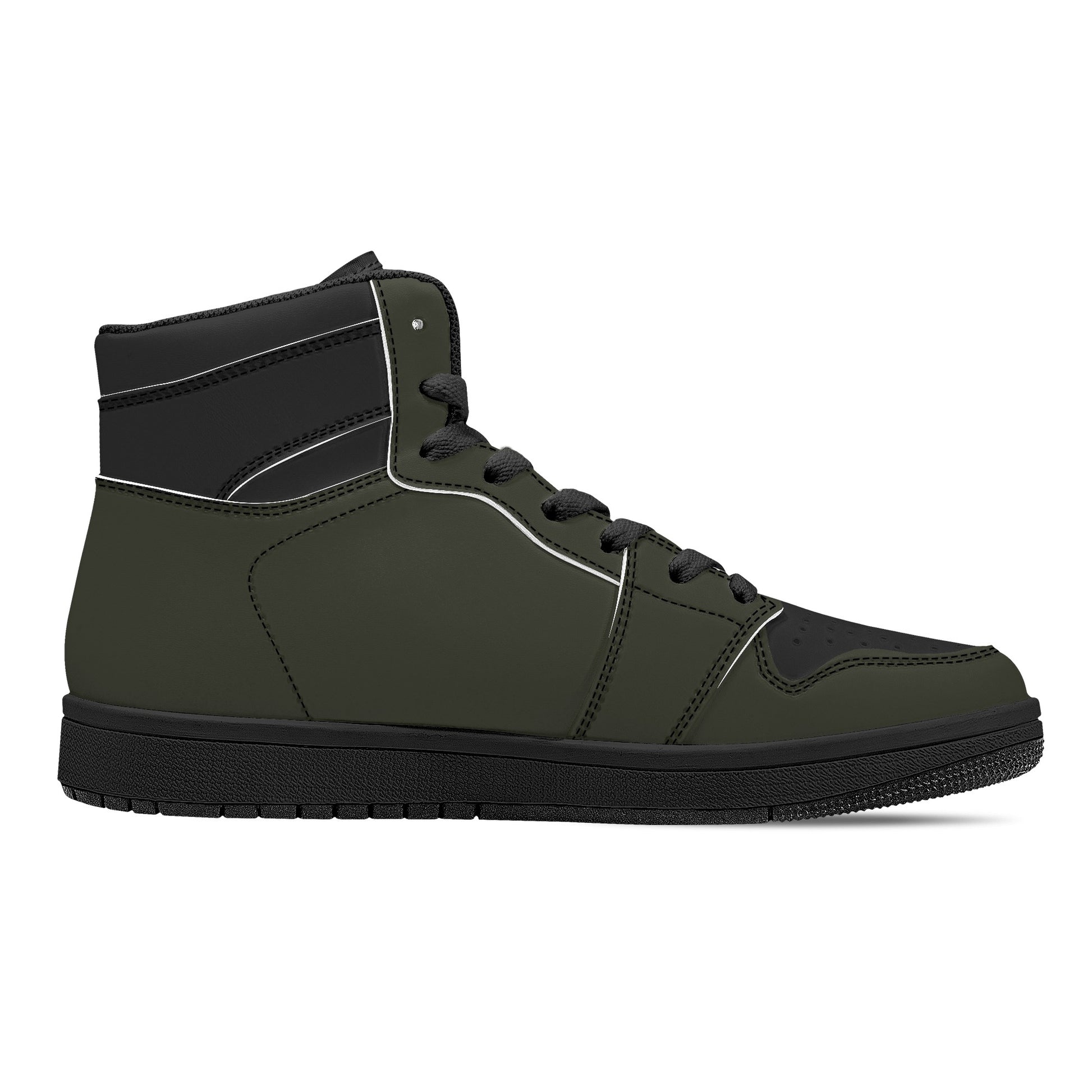 Men's LifeBy Military Green High Top Sneakers - LifeBy Fitness