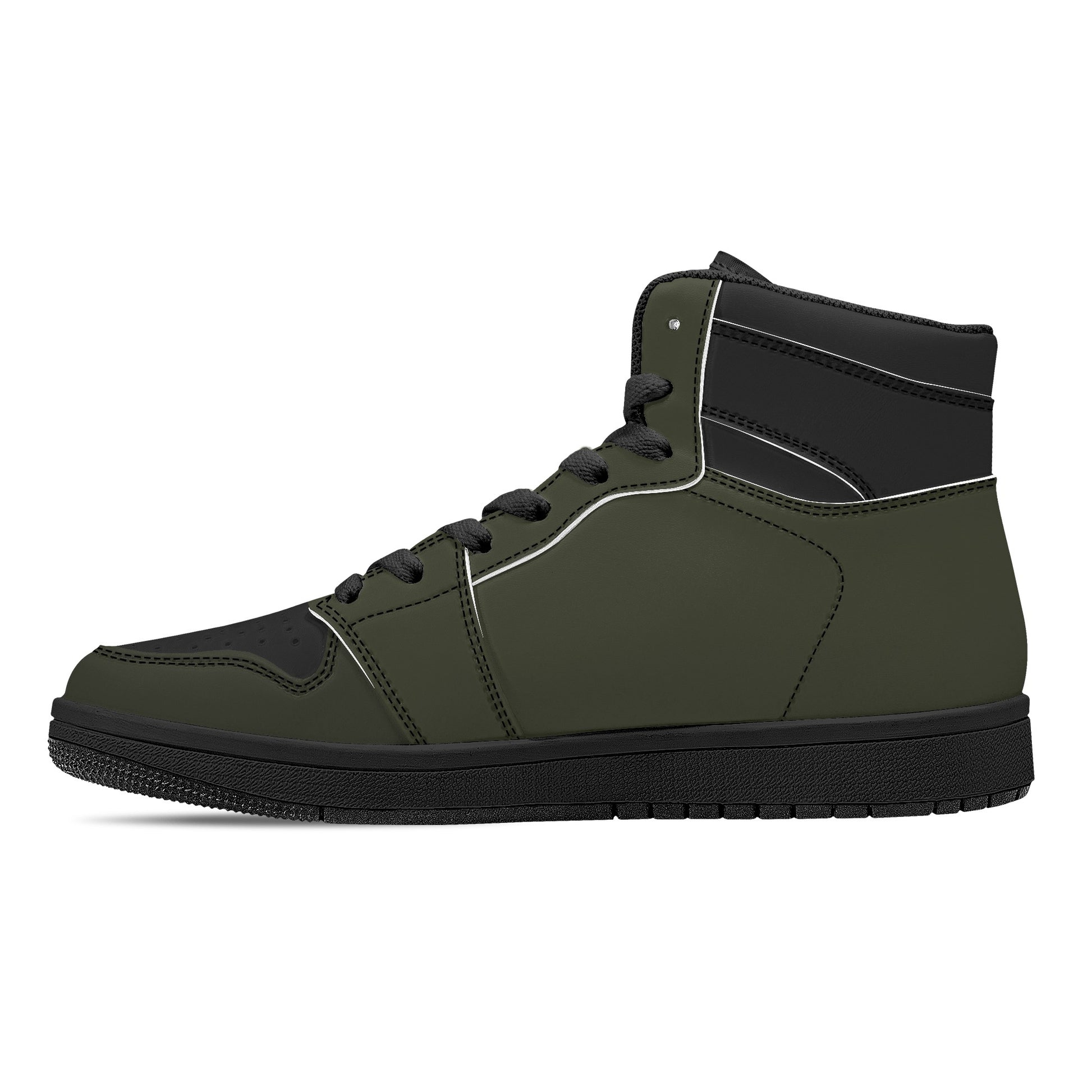 Men's LifeBy Military Green High Top Sneakers - LifeBy Fitness