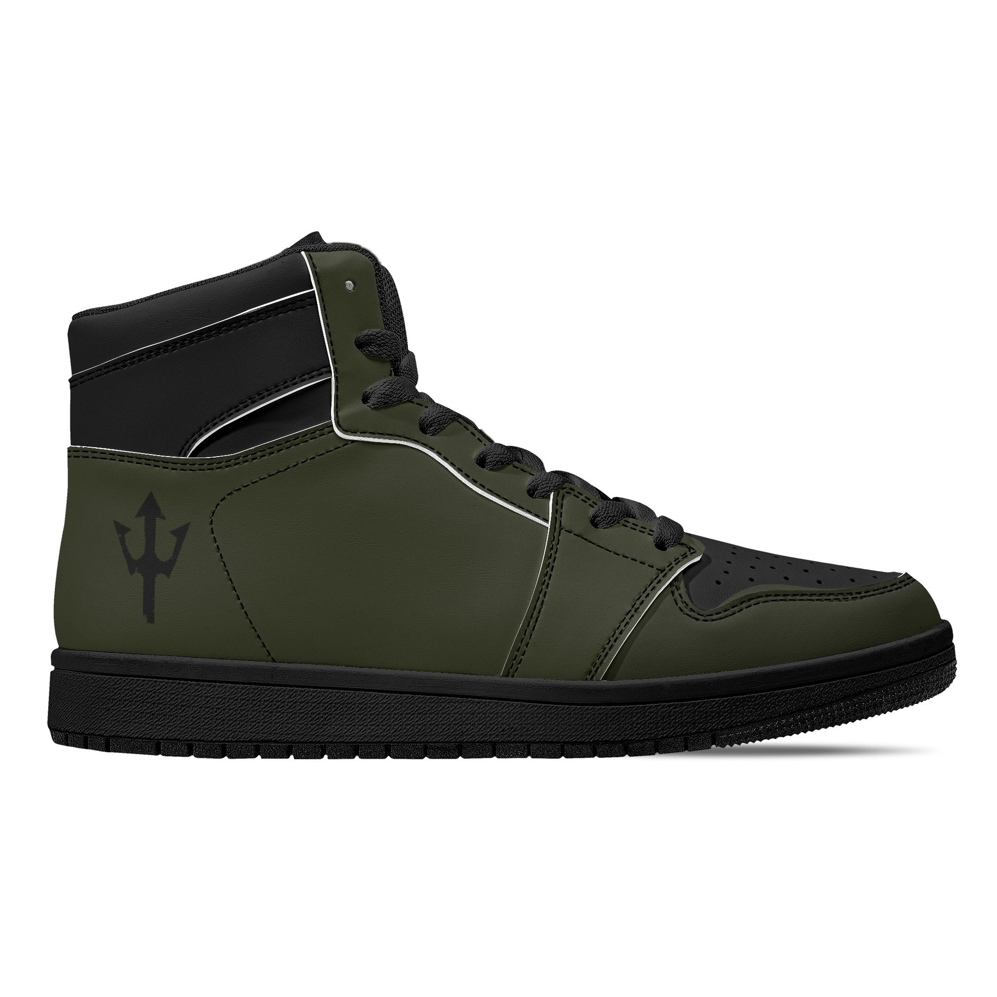 Men's LifeBy Military Green High Top Sneakers - LifeBy Fitness