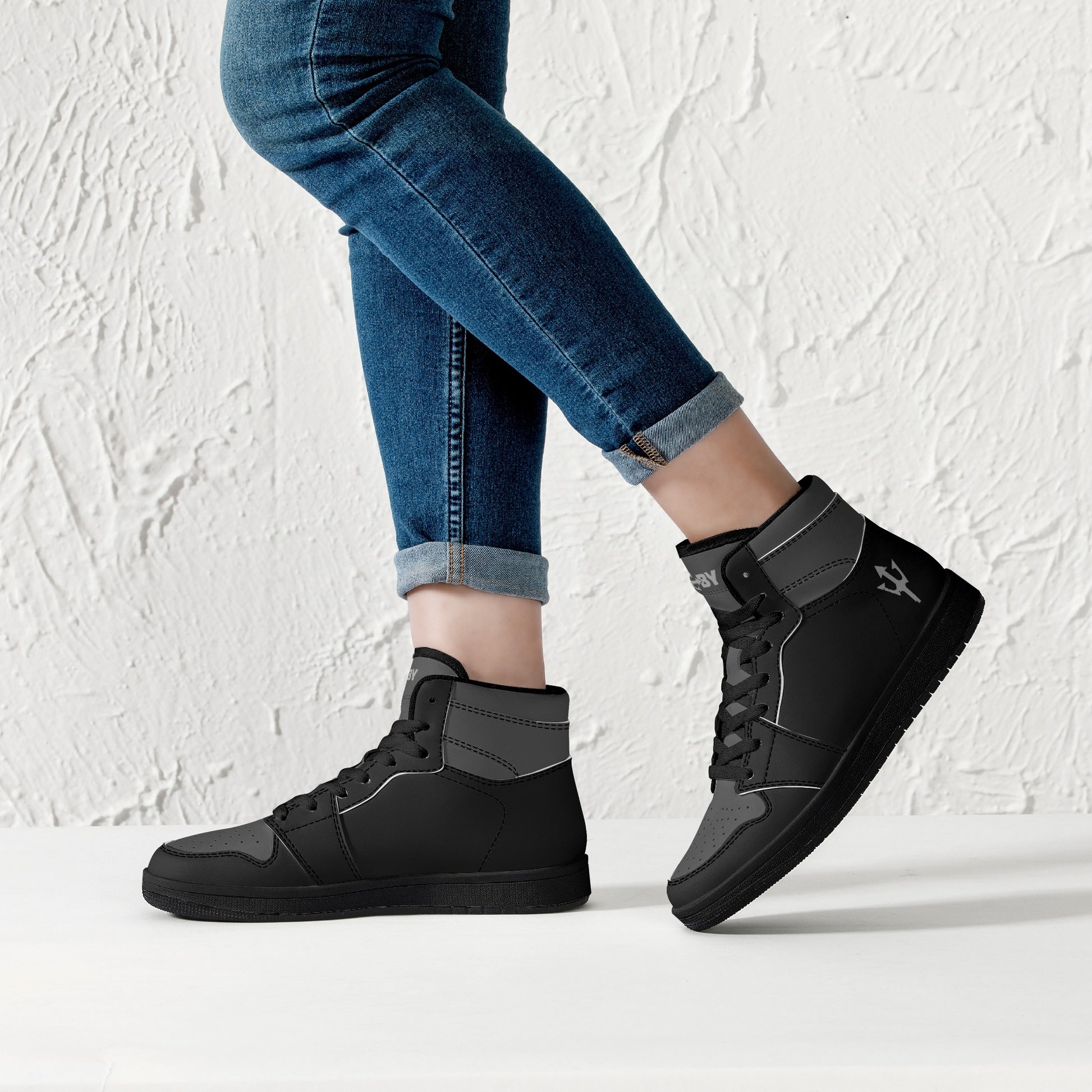 Women's LifeBy Black High Top Sneakers - LifeBy Fitness