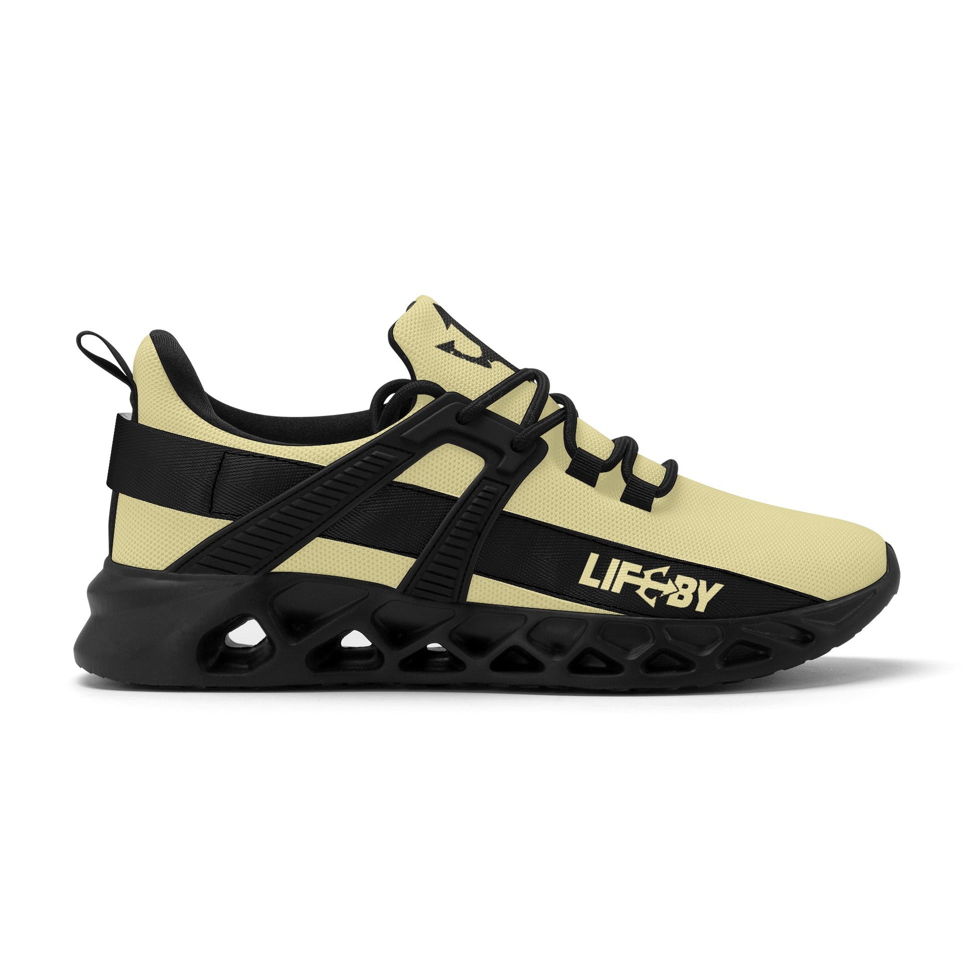 Women's LifeBy Mustard Elastic Sneakers - LifeBy Fitness