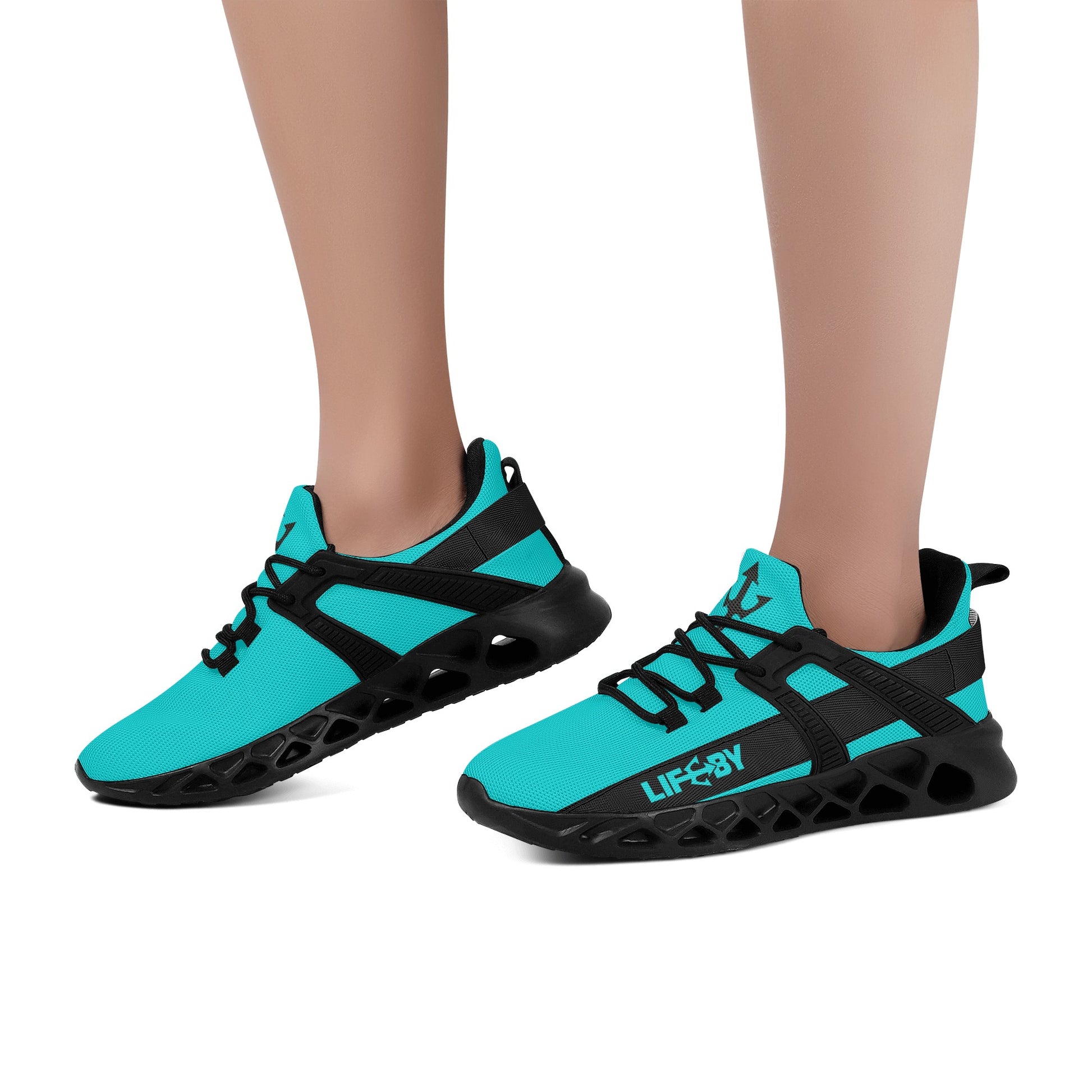 Women's  LifeBy Aqua Elastic Sneakers - LifeBy Fitness