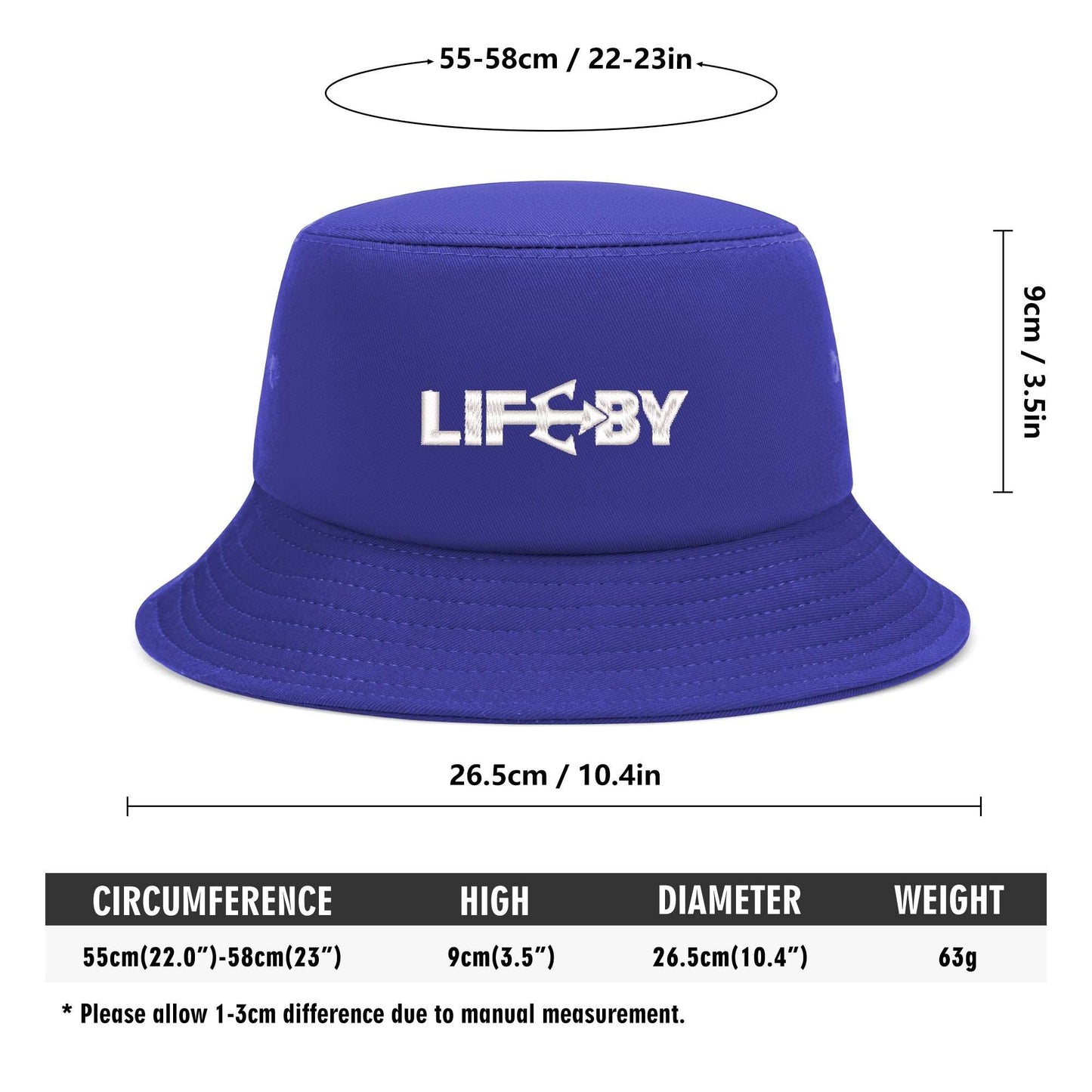 Embroidered LifeBy Bucket Hat - LifeBy Fitness