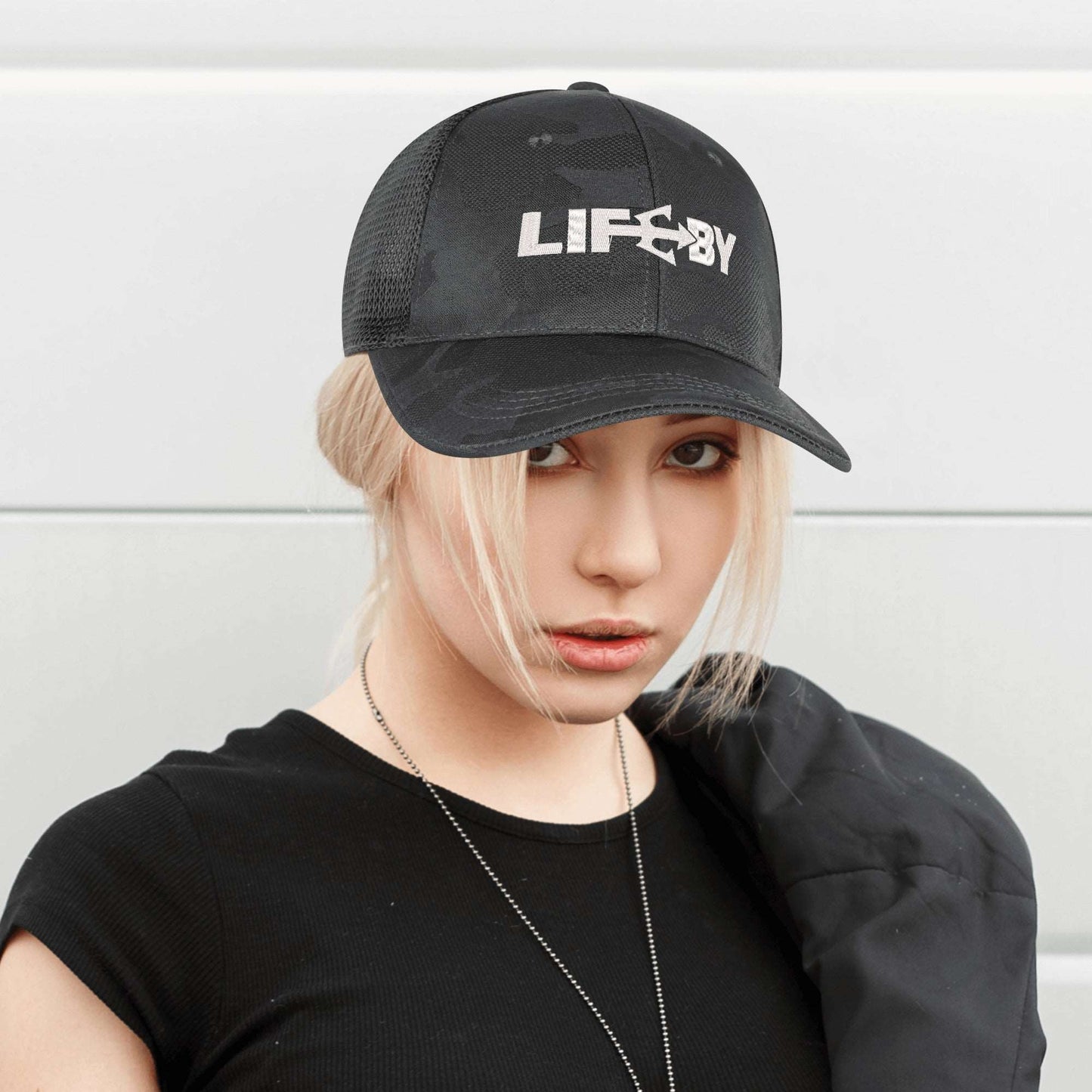 Embroidered LifeBy Mesh Cap - LifeBy Fitness