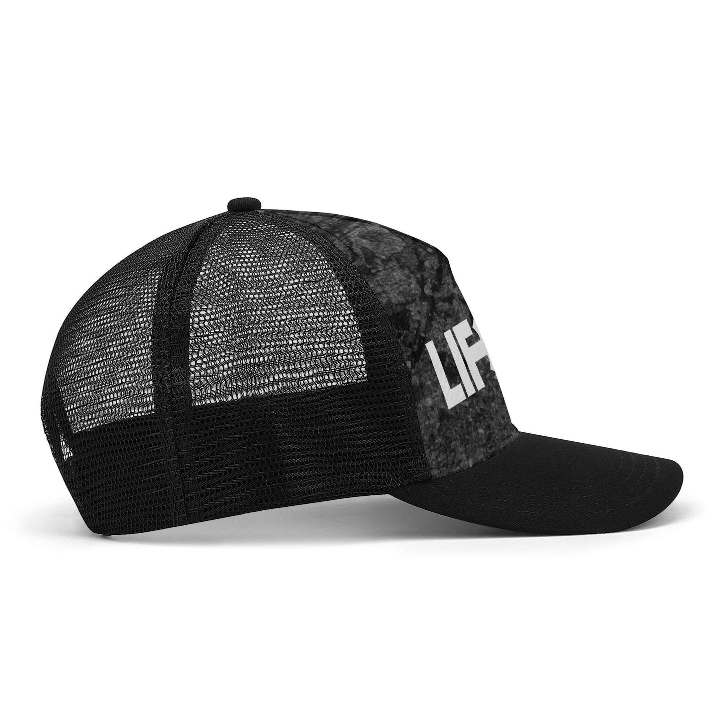 Black Camo LifeBy Mesh Baseball Cap - LifeBy Fitness