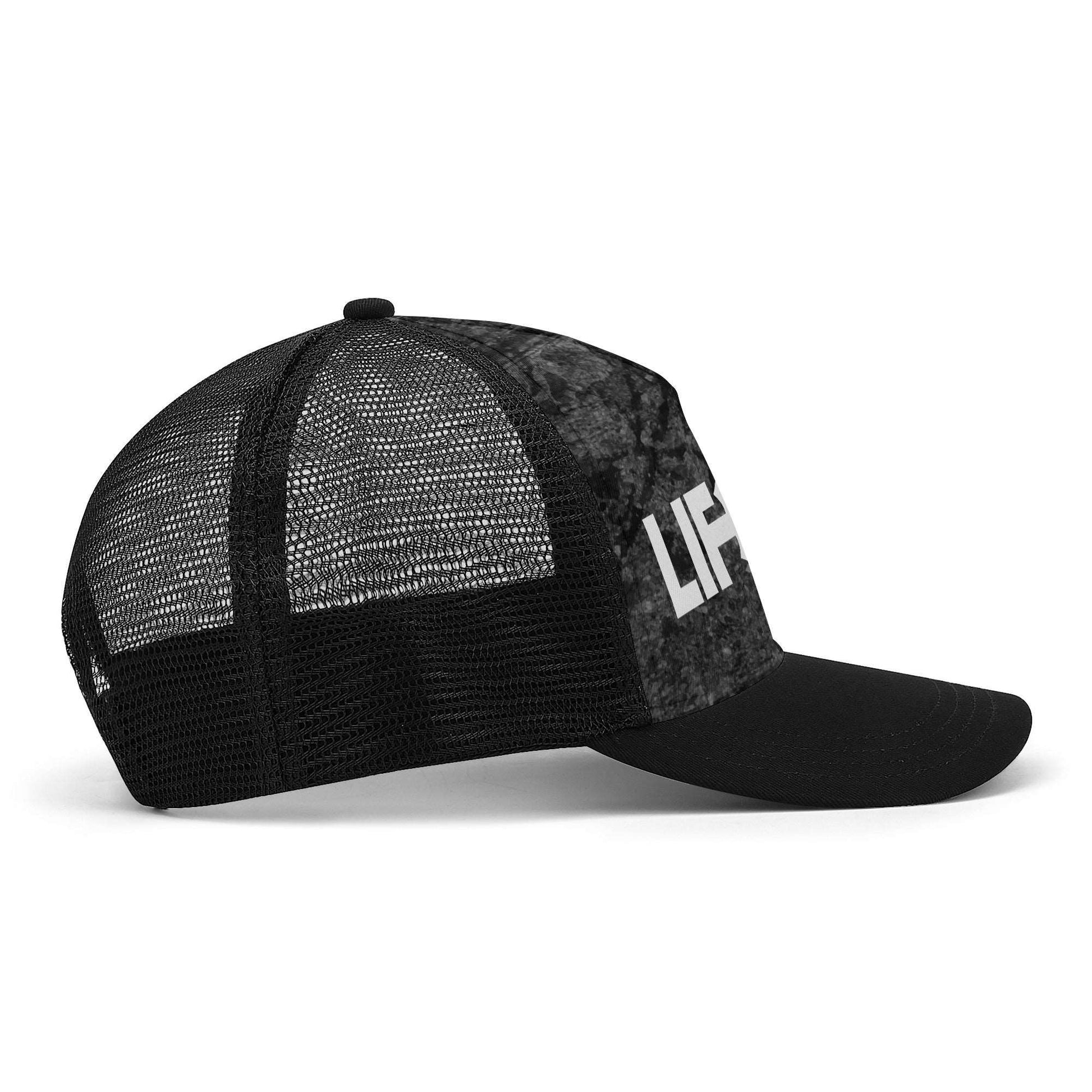 Black Camo LifeBy Mesh Baseball Cap - LifeBy Fitness