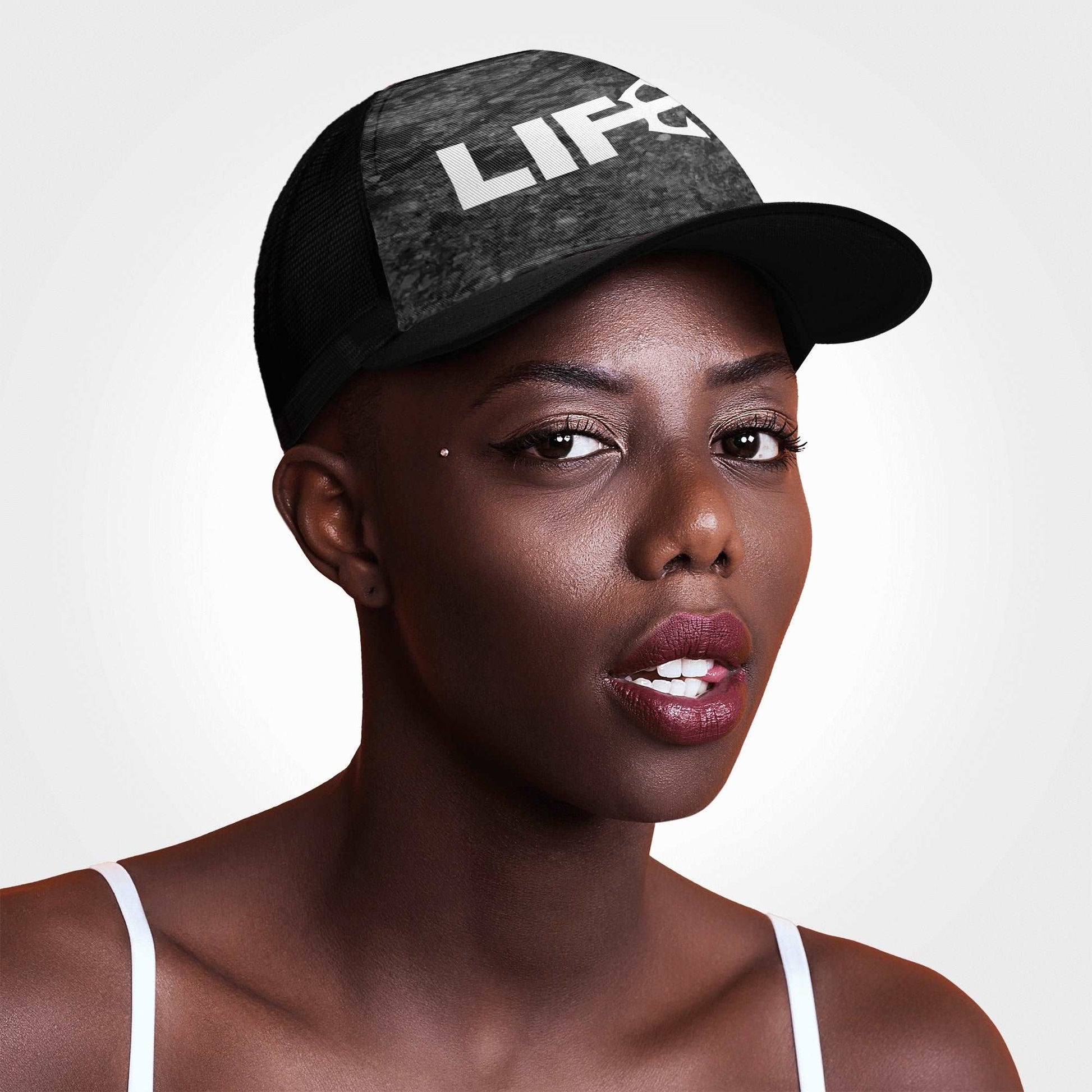 Black Camo LifeBy Mesh Baseball Cap - LifeBy Fitness