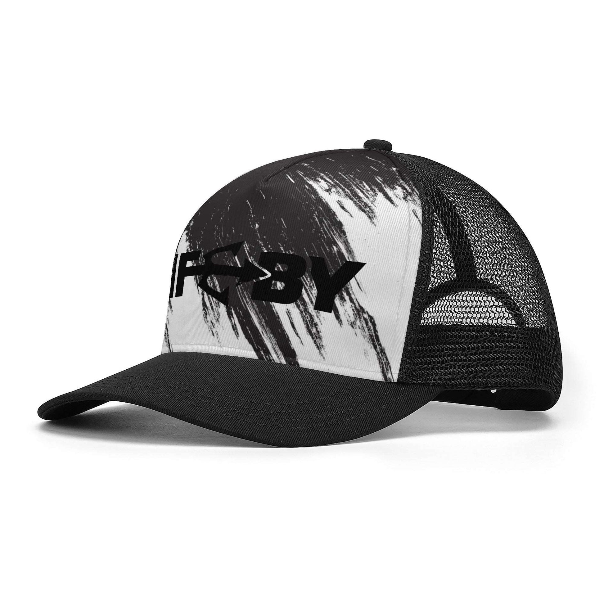 Black&White LifeBy Mesh Baseball Cap - LifeBy Fitness