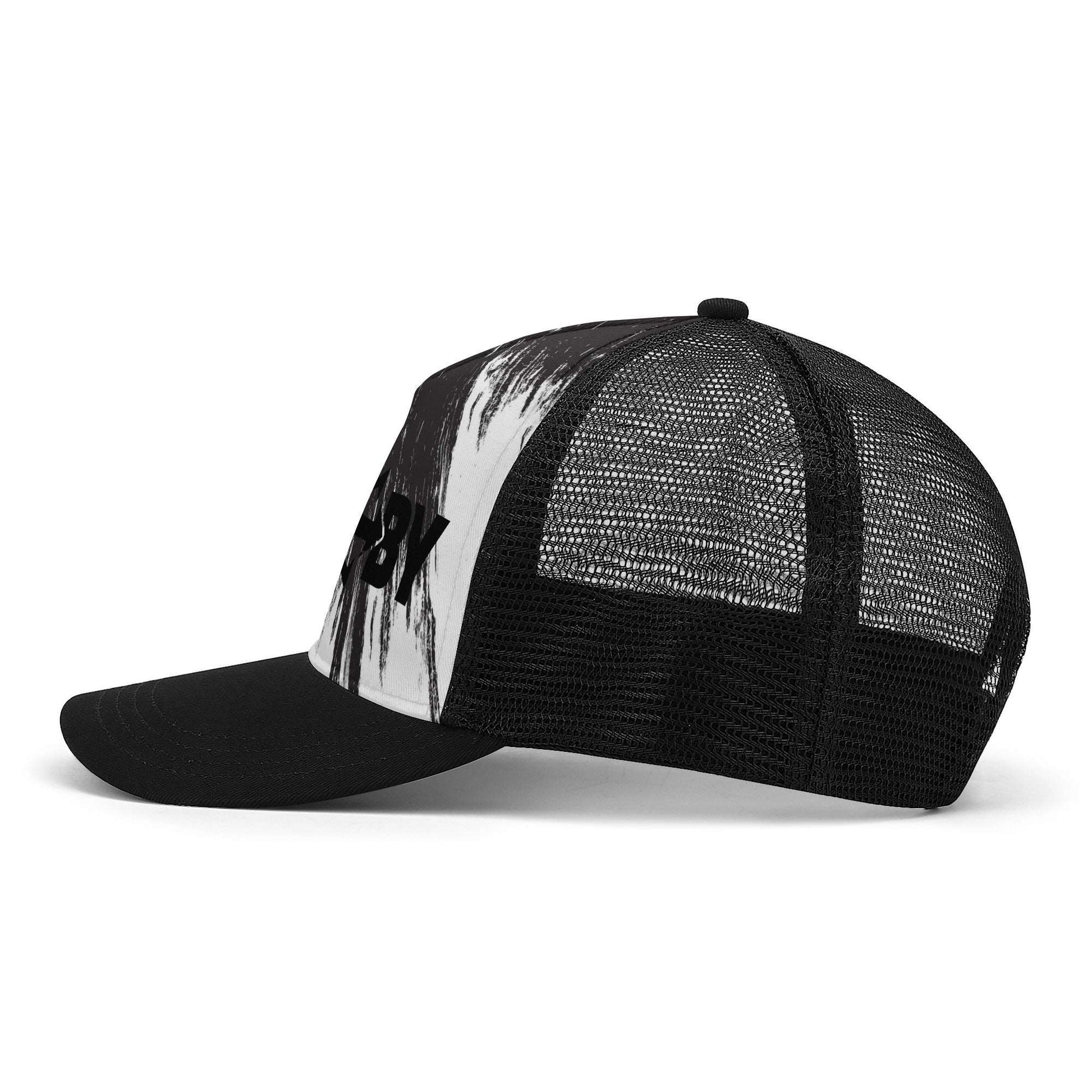 Black&White LifeBy Mesh Baseball Cap - LifeBy Fitness