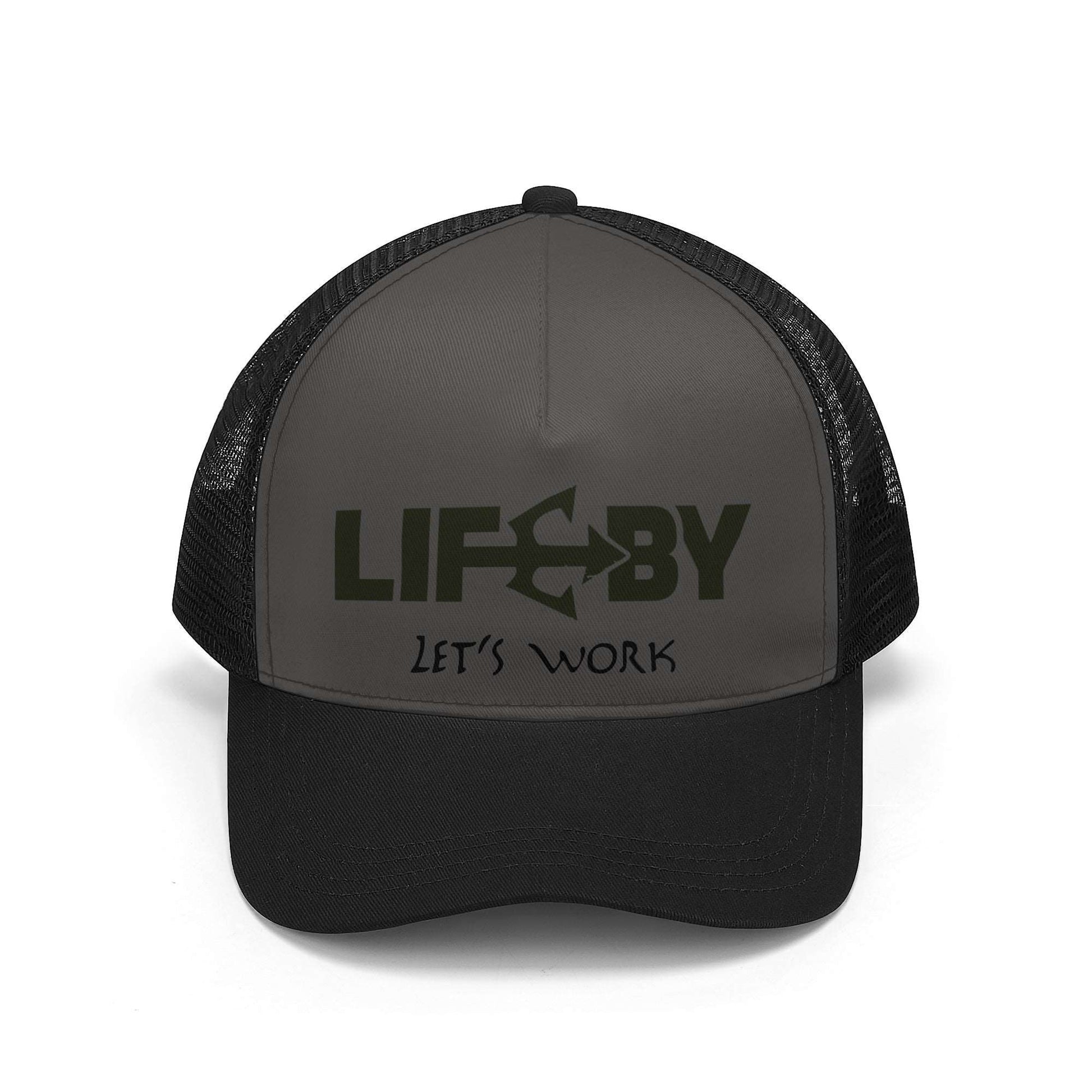 Grey LifeBy Mesh Baseball Cap - LifeBy Fitness