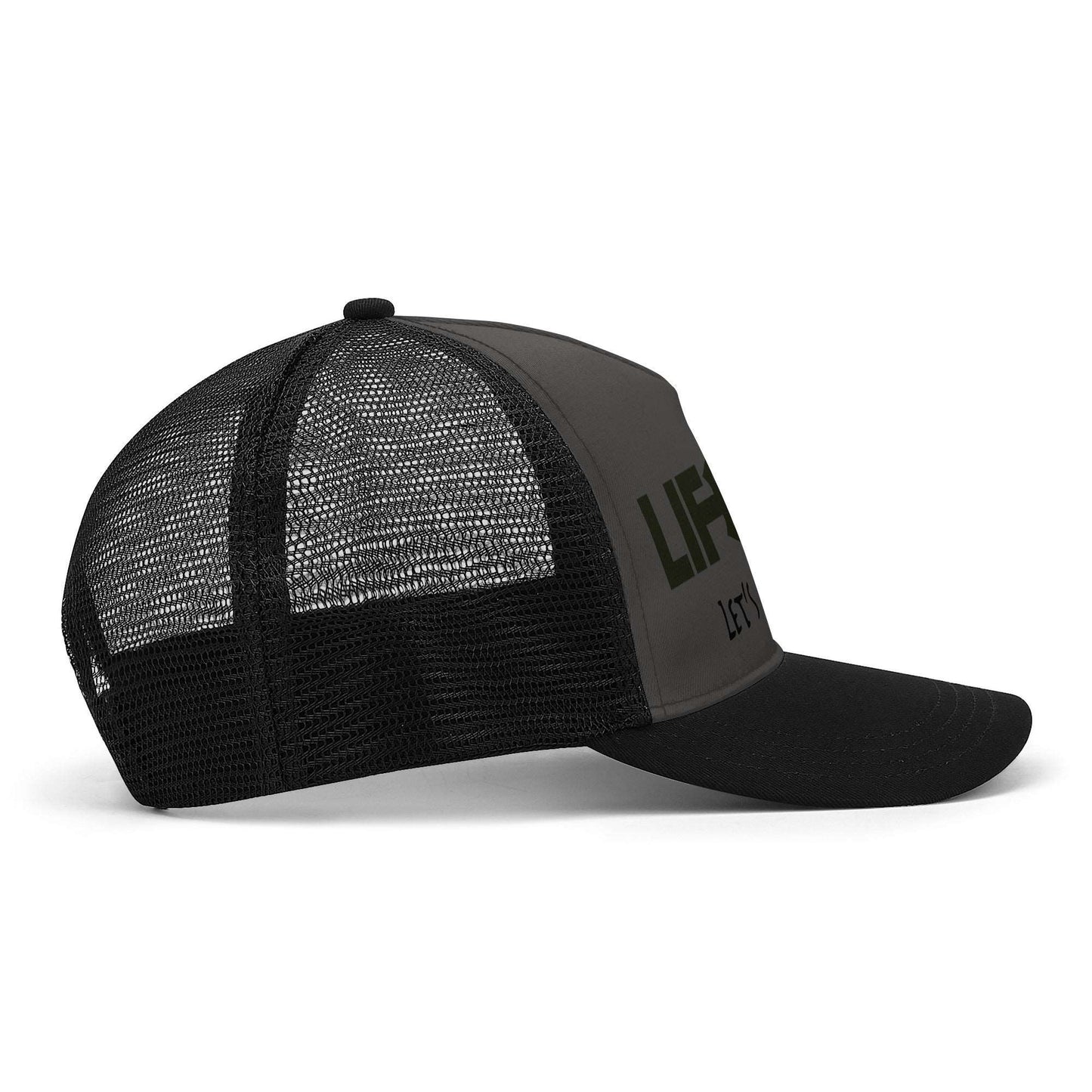 Grey LifeBy Mesh Baseball Cap - LifeBy Fitness