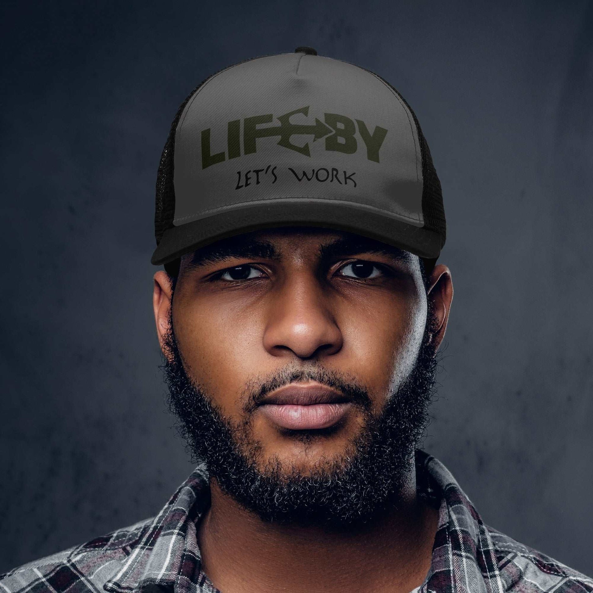 Grey LifeBy Mesh Baseball Cap - LifeBy Fitness