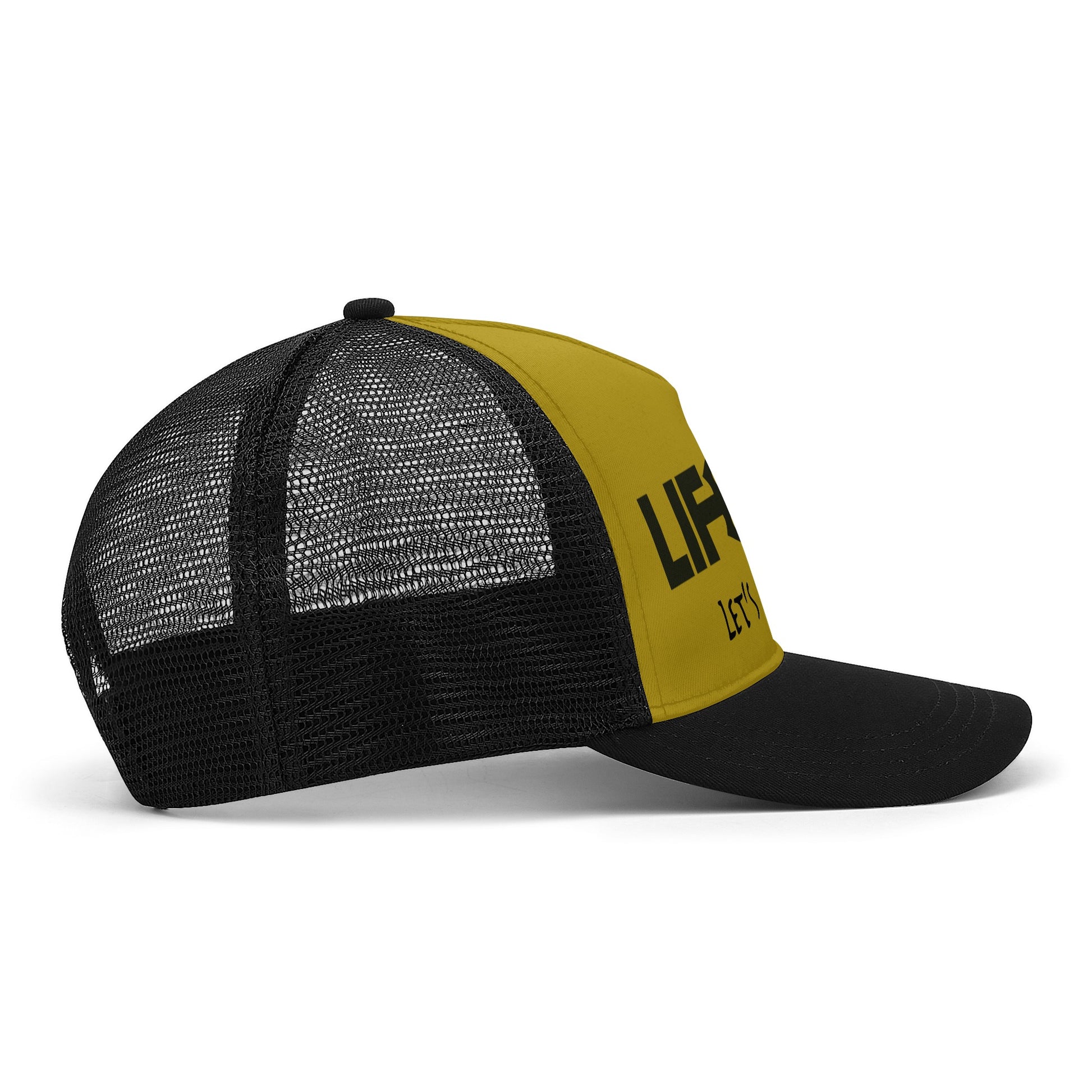 Mustard LifeBy Mesh Baseball Cap - LifeBy Fitness