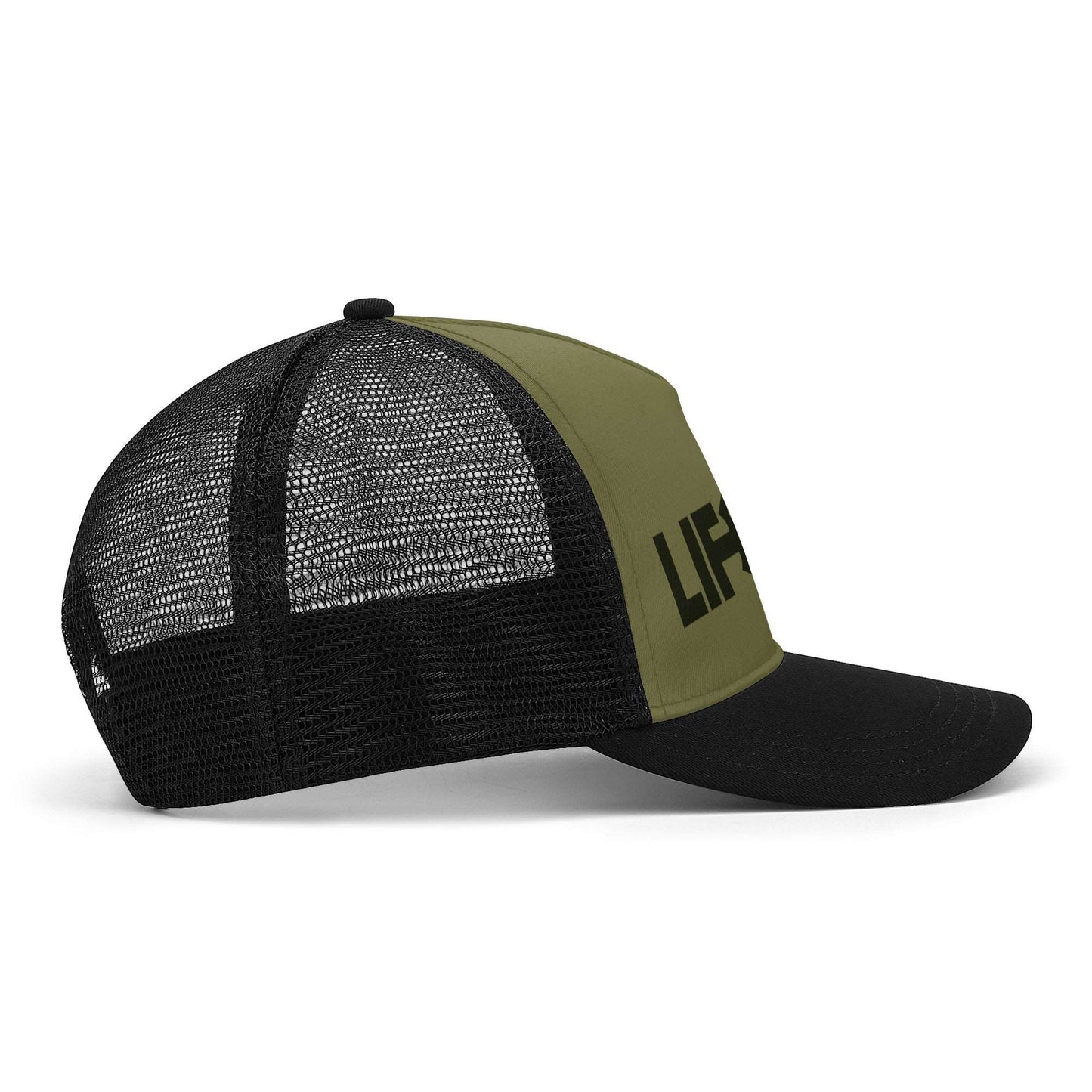 Khaki LifeBy Mesh Baseball Cap - LifeBy Fitness