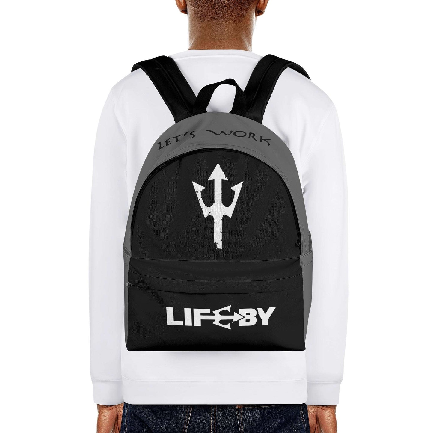 Black & Grey LifeBy Backpack - LifeBy Fitness