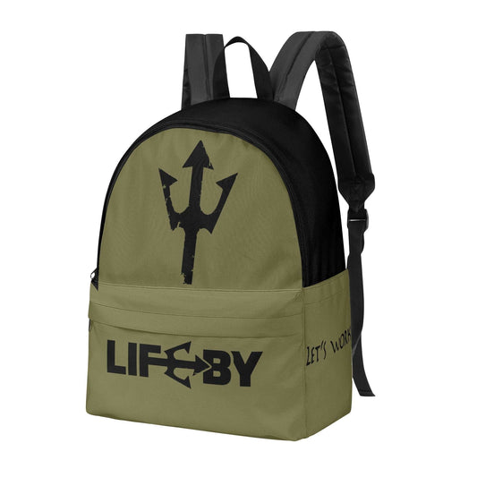 Khaki LifeBy Backpack - LifeBy Fitness