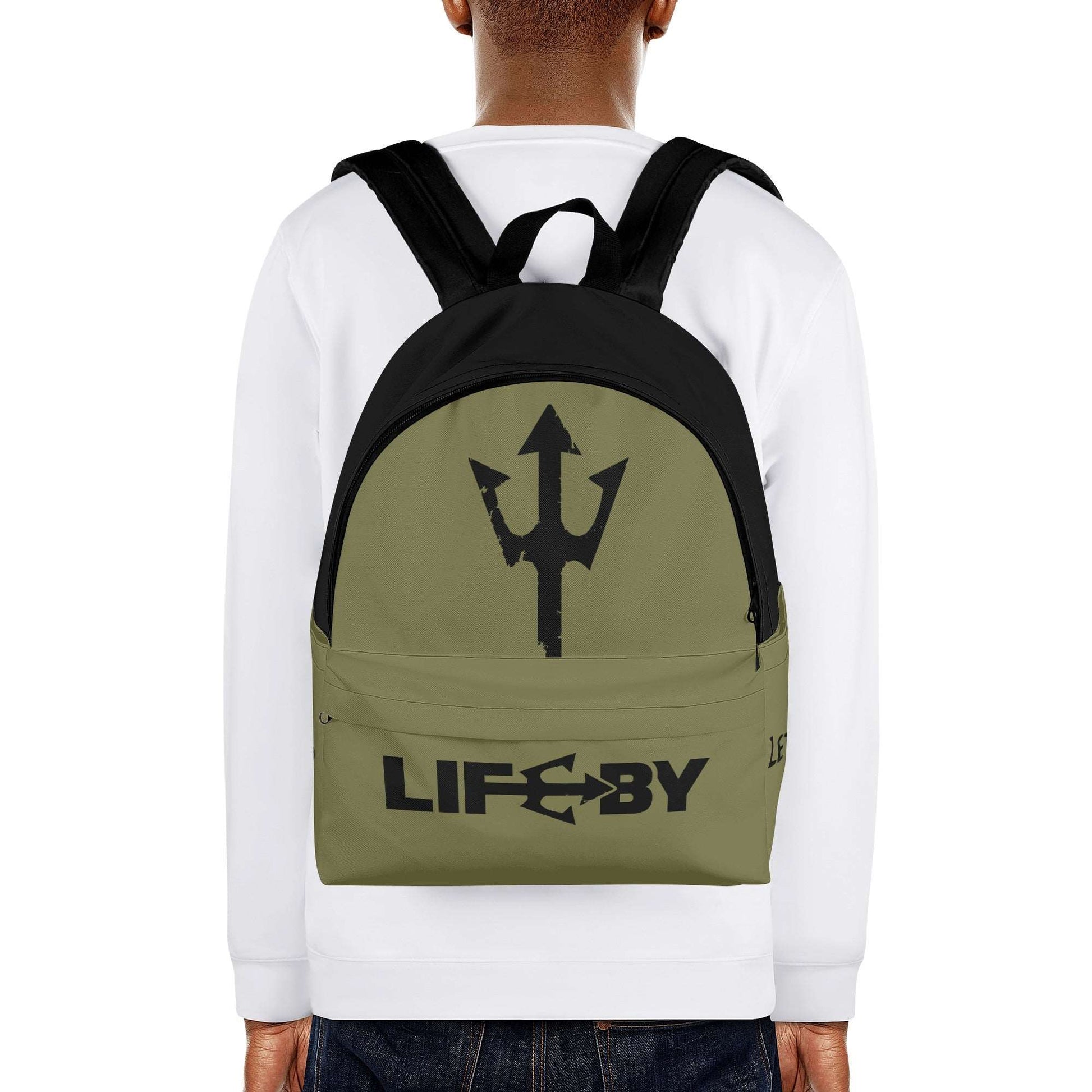 Khaki LifeBy Backpack - LifeBy Fitness