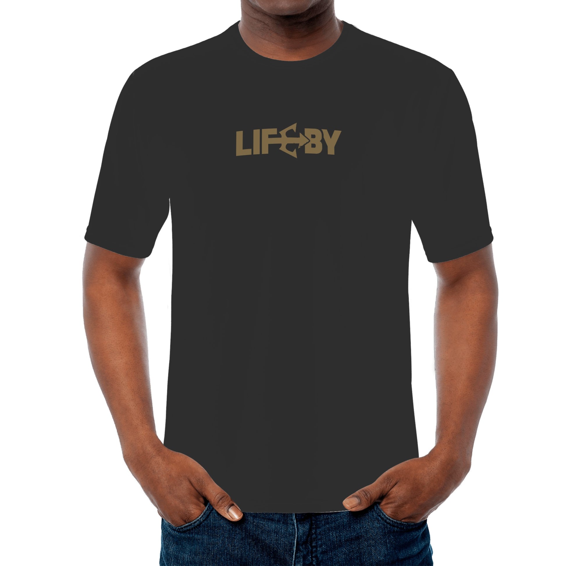 Khaki LifeBy T-shirt - LifeBy Fitness