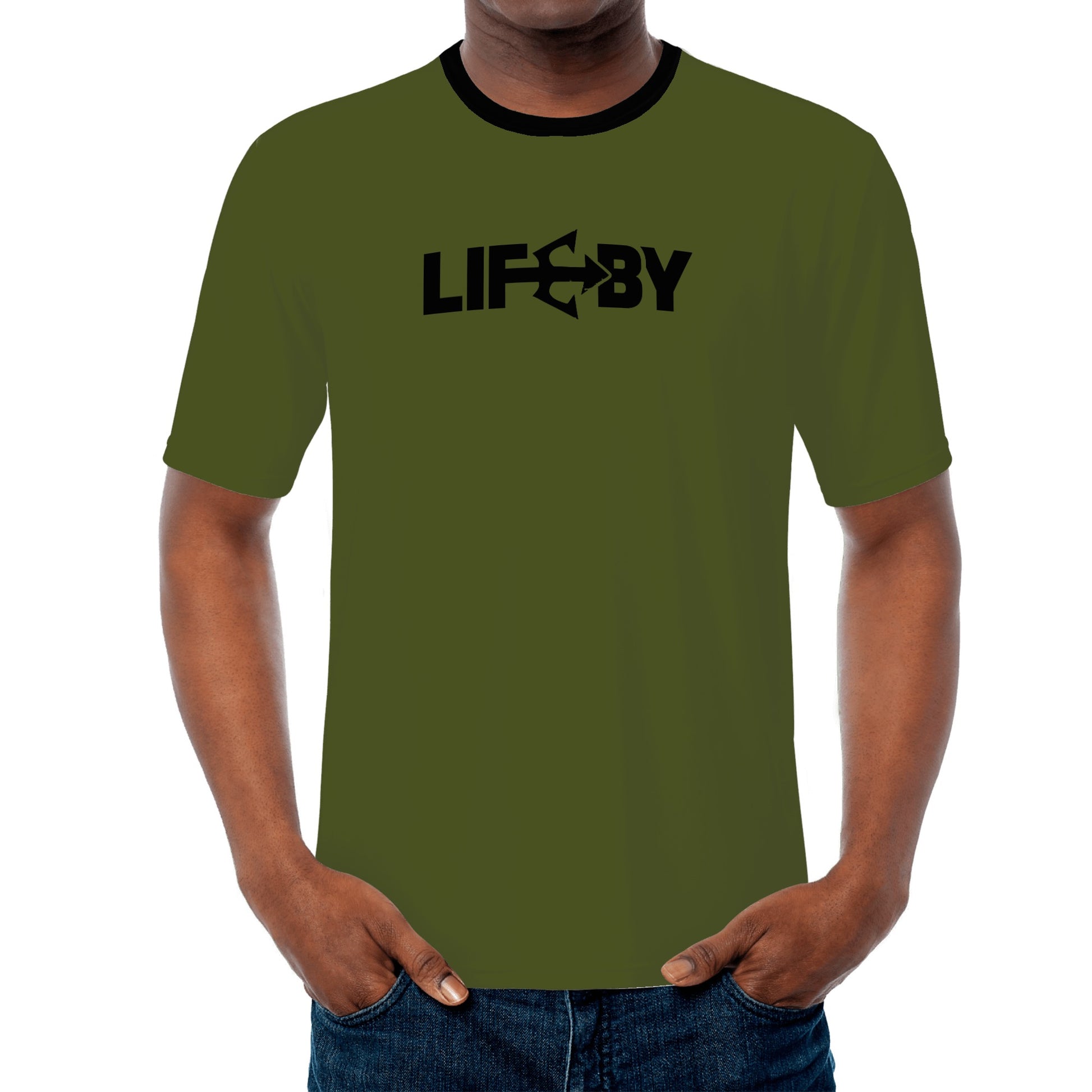 Military Green LifeBy T-shirt - LifeBy Fitness