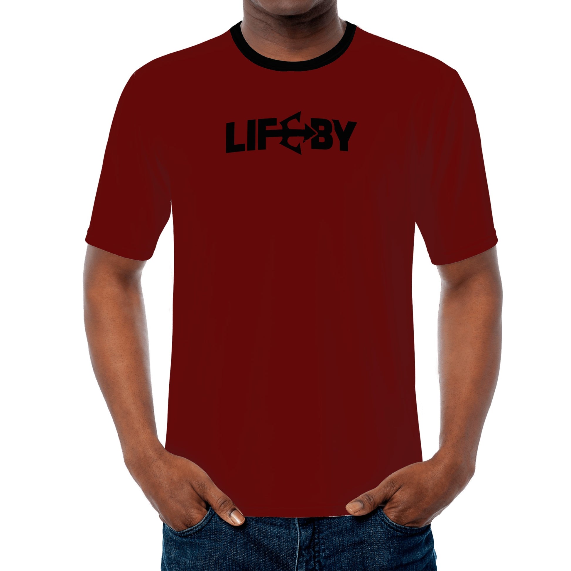 Cherry Red LifeBy T-shirt - LifeBy Fitness