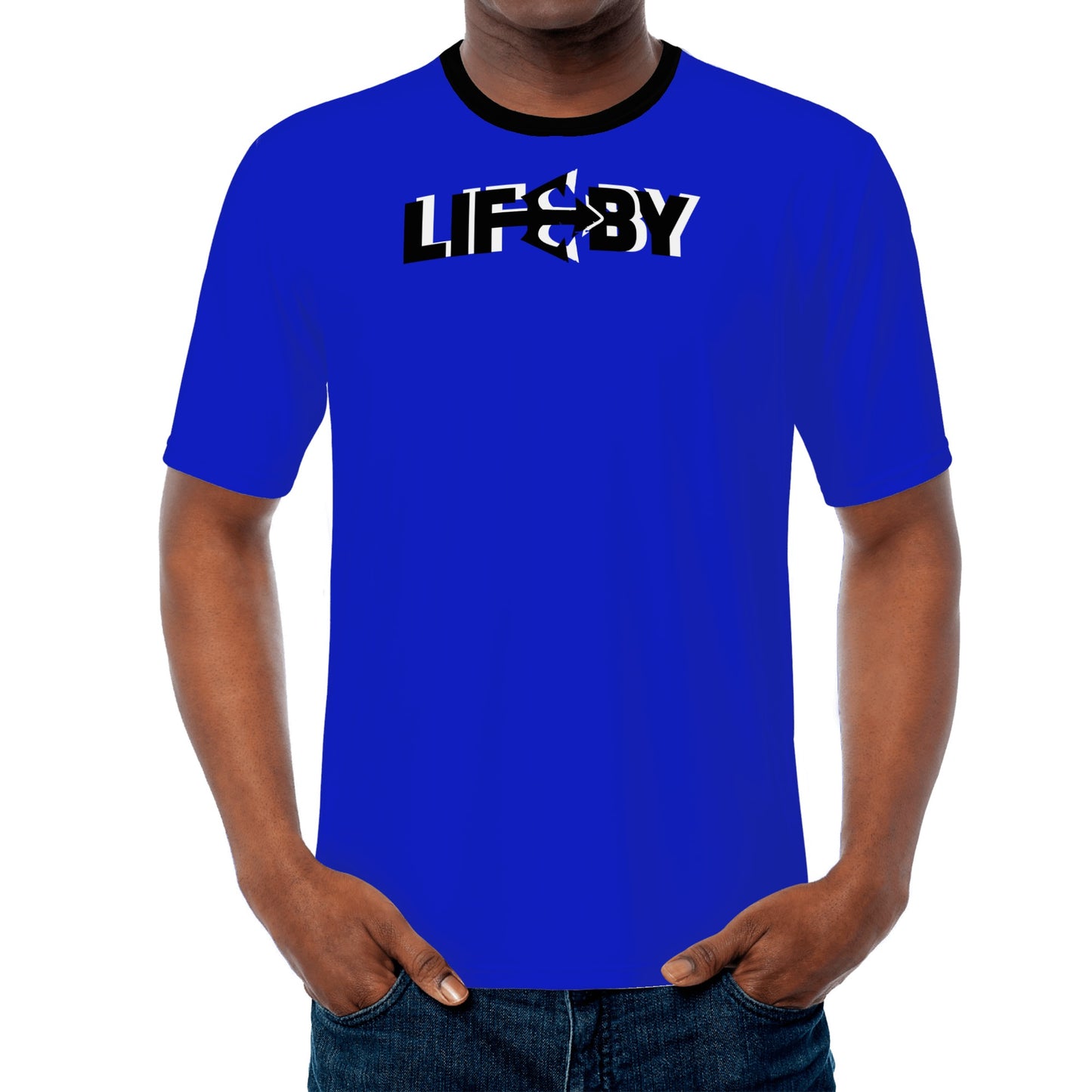 Blue LifeBy T-shirt - LifeBy Fitness