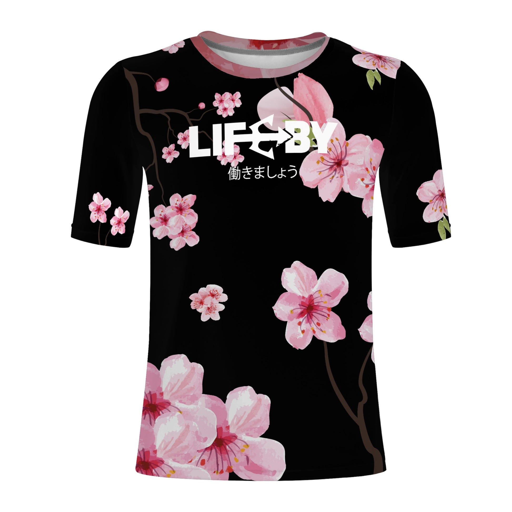 Cherry Blossom LifeBy T-shirt - LifeBy Fitness