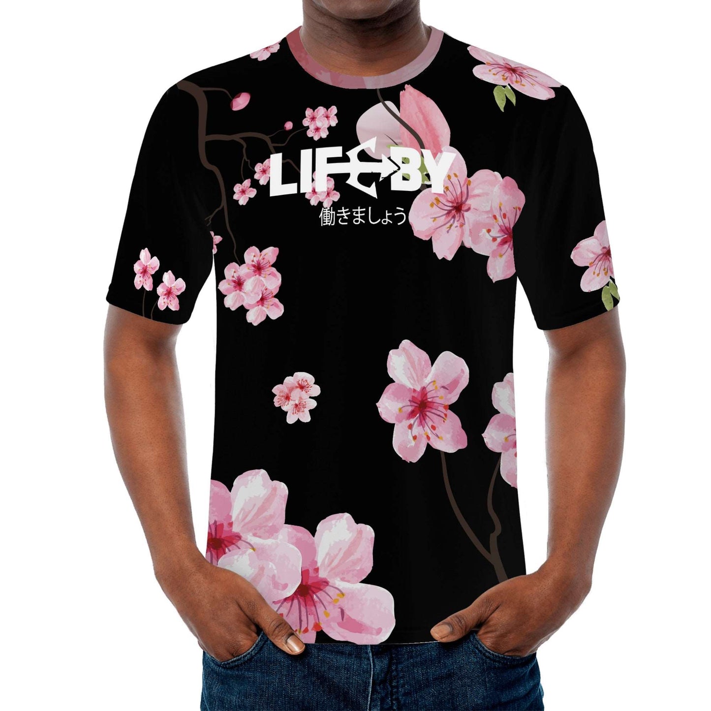 Cherry Blossom LifeBy T-shirt - LifeBy Fitness