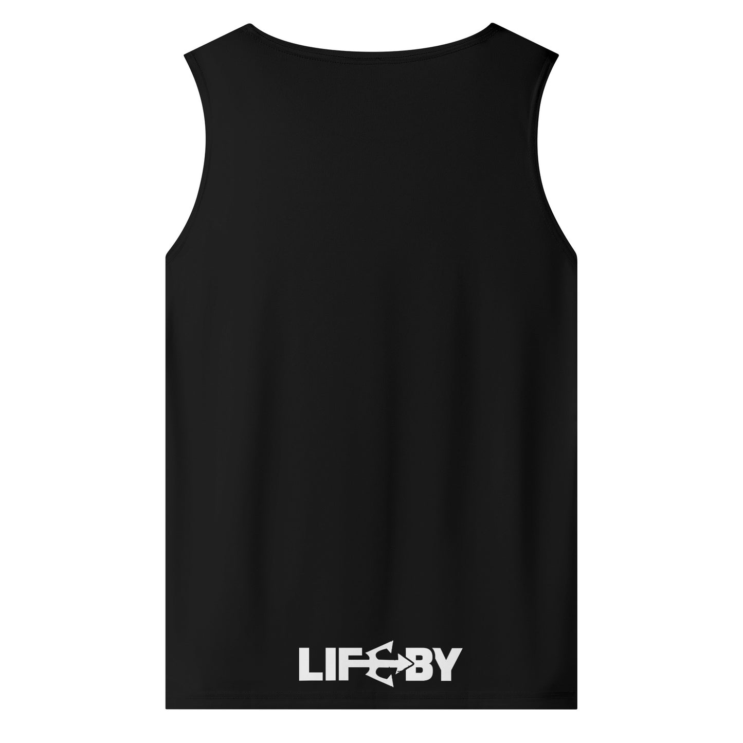 Men's Plain Black LifeBy Vest - LifeBy Fitness