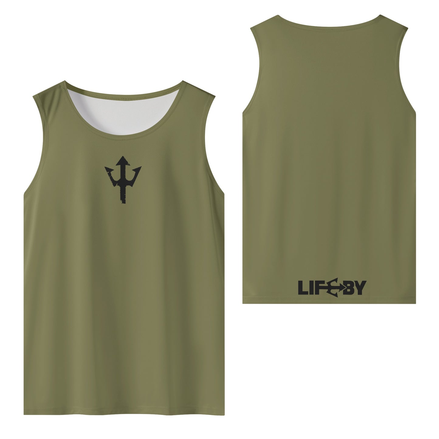 Men's LifeBy Khaki Vest - LifeBy Fitness