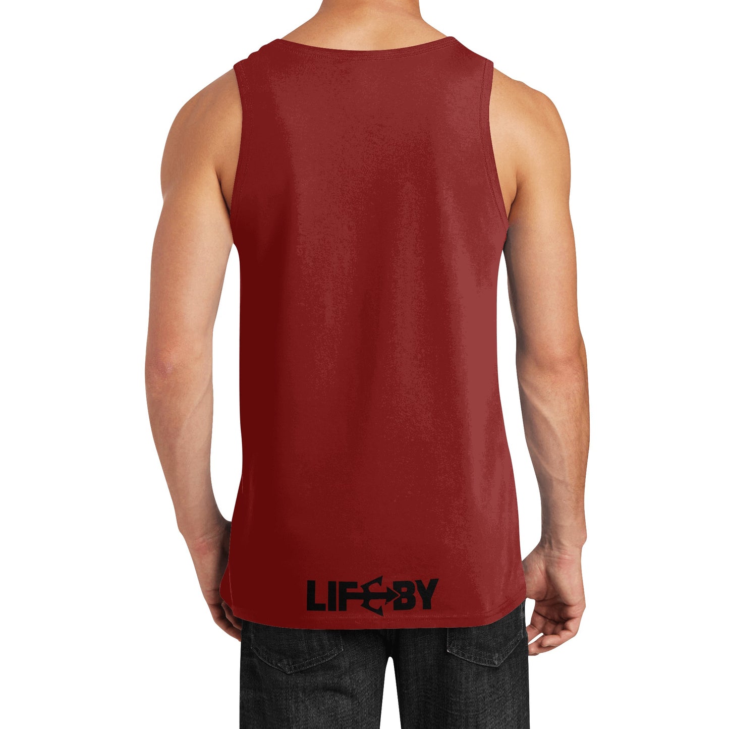 Men's LifeBy Red Vest - LifeBy Fitness