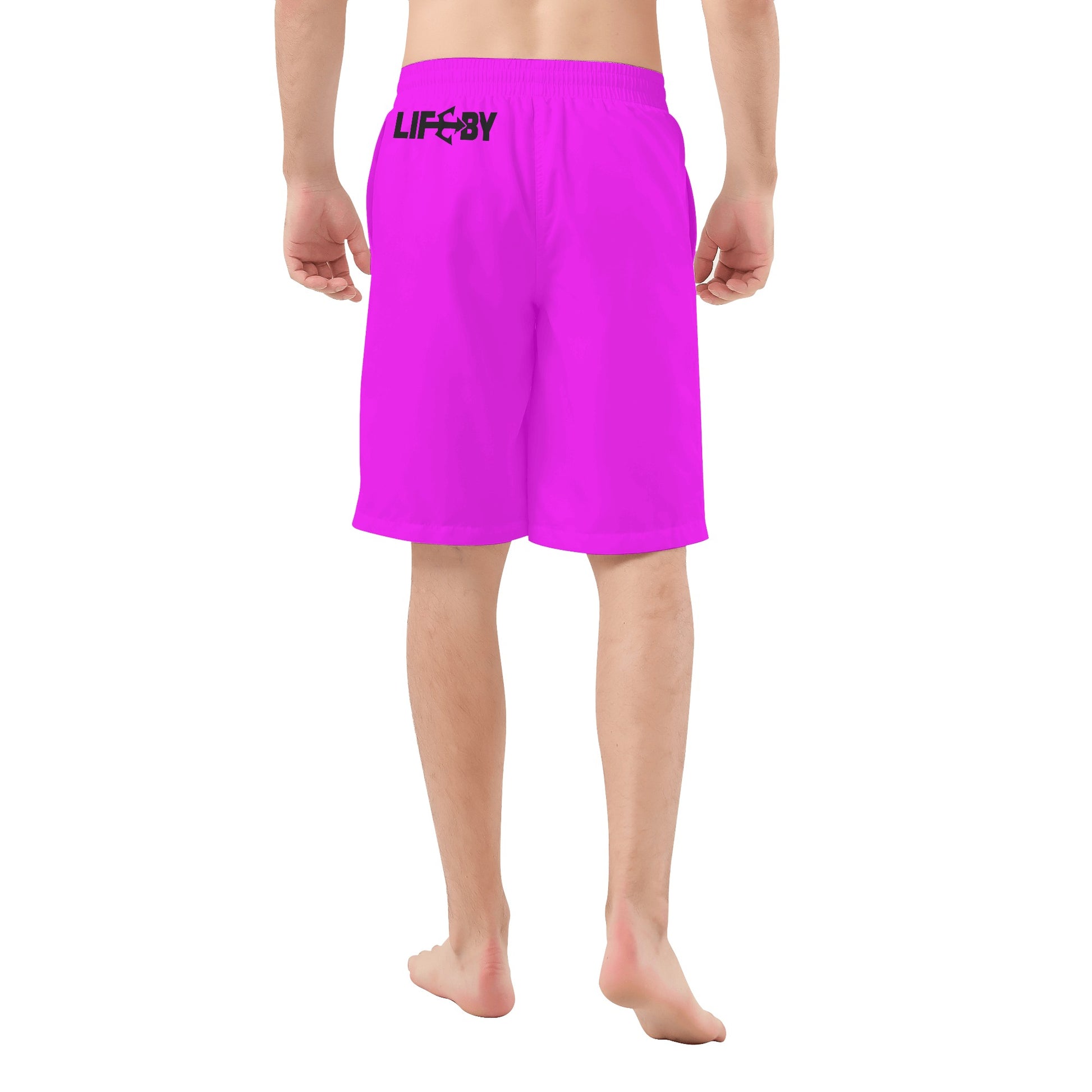 Men's LifeBy Pink Board Shorts - LifeBy Fitness