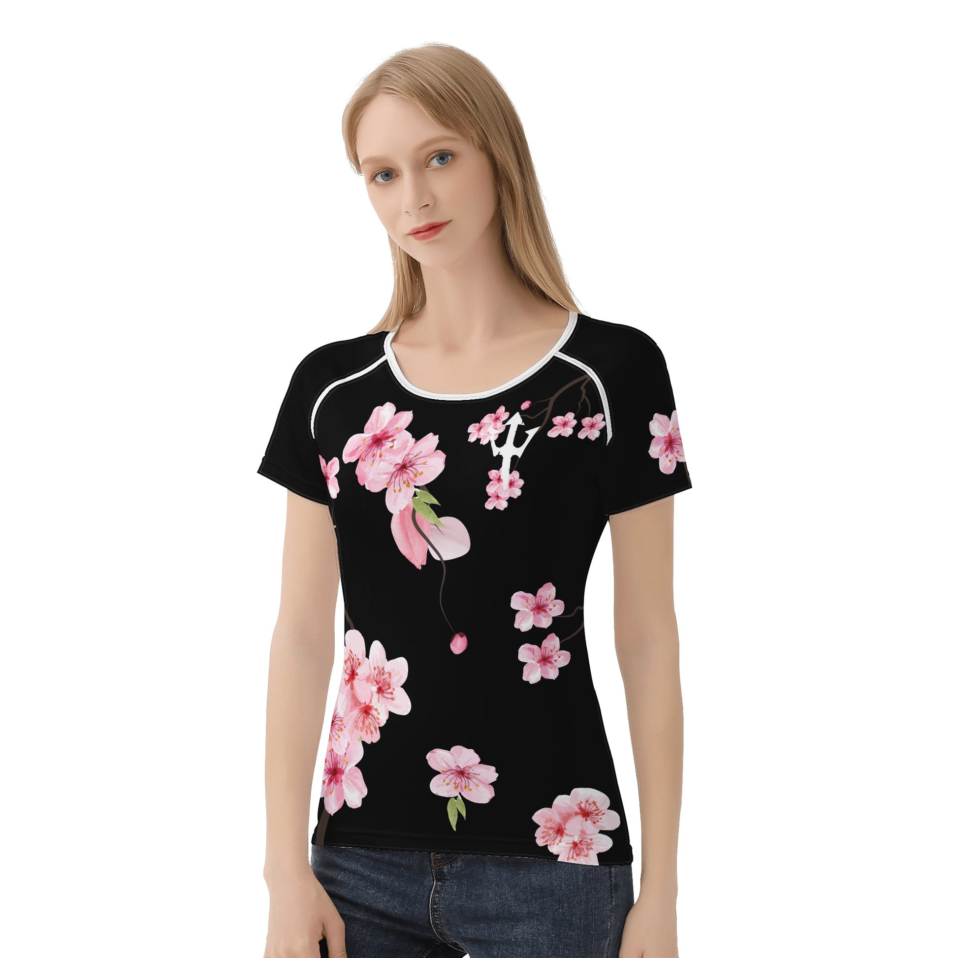 Women's LifeBy Cherry Blossom T-shirt - LifeBy Fitness